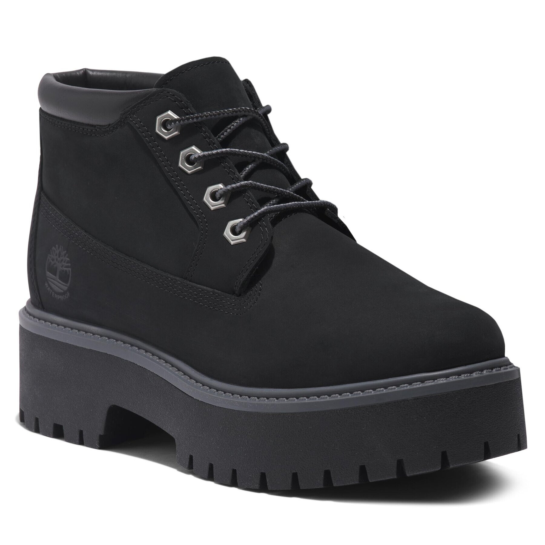 Timberland Pohodni čevlji Stone Street Nellie Wp TB0A5REN0151 Črna - Pepit.si