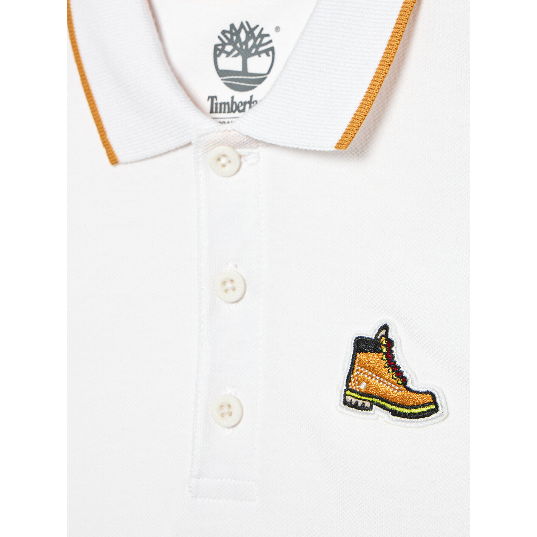 Timberland Polo majica T25T01 M Bela Regular Fit - Pepit.si