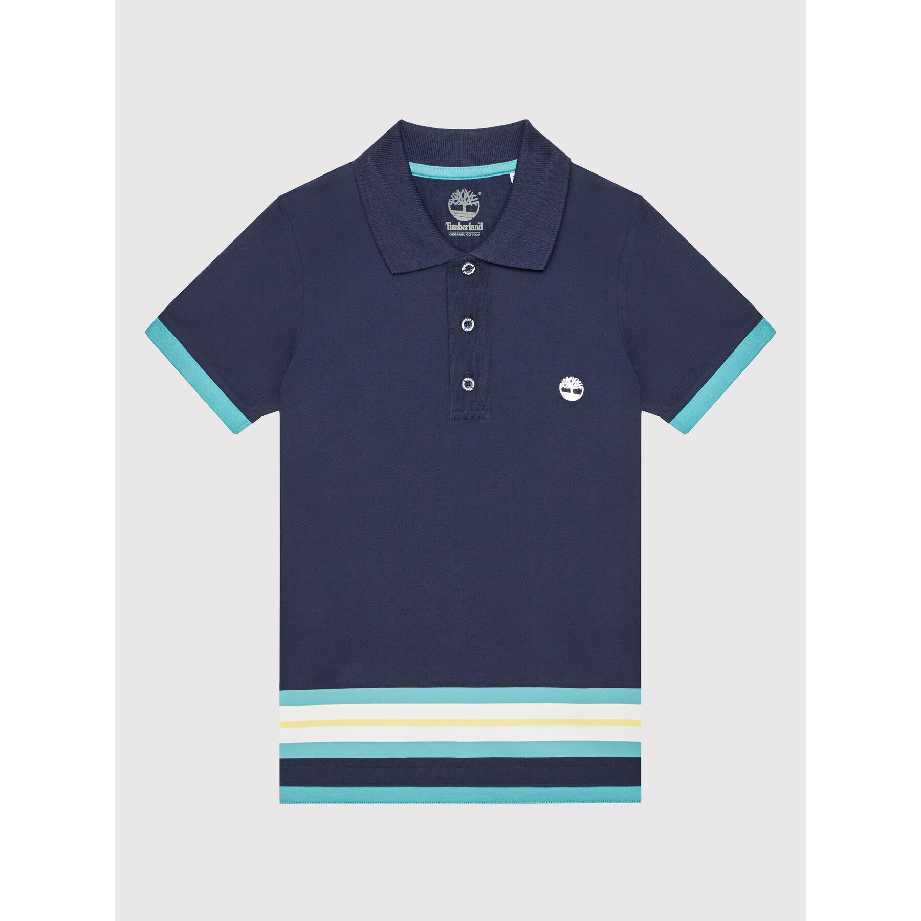 Timberland Polo majica T25T03 D Mornarsko modra Regular Fit - Pepit.si