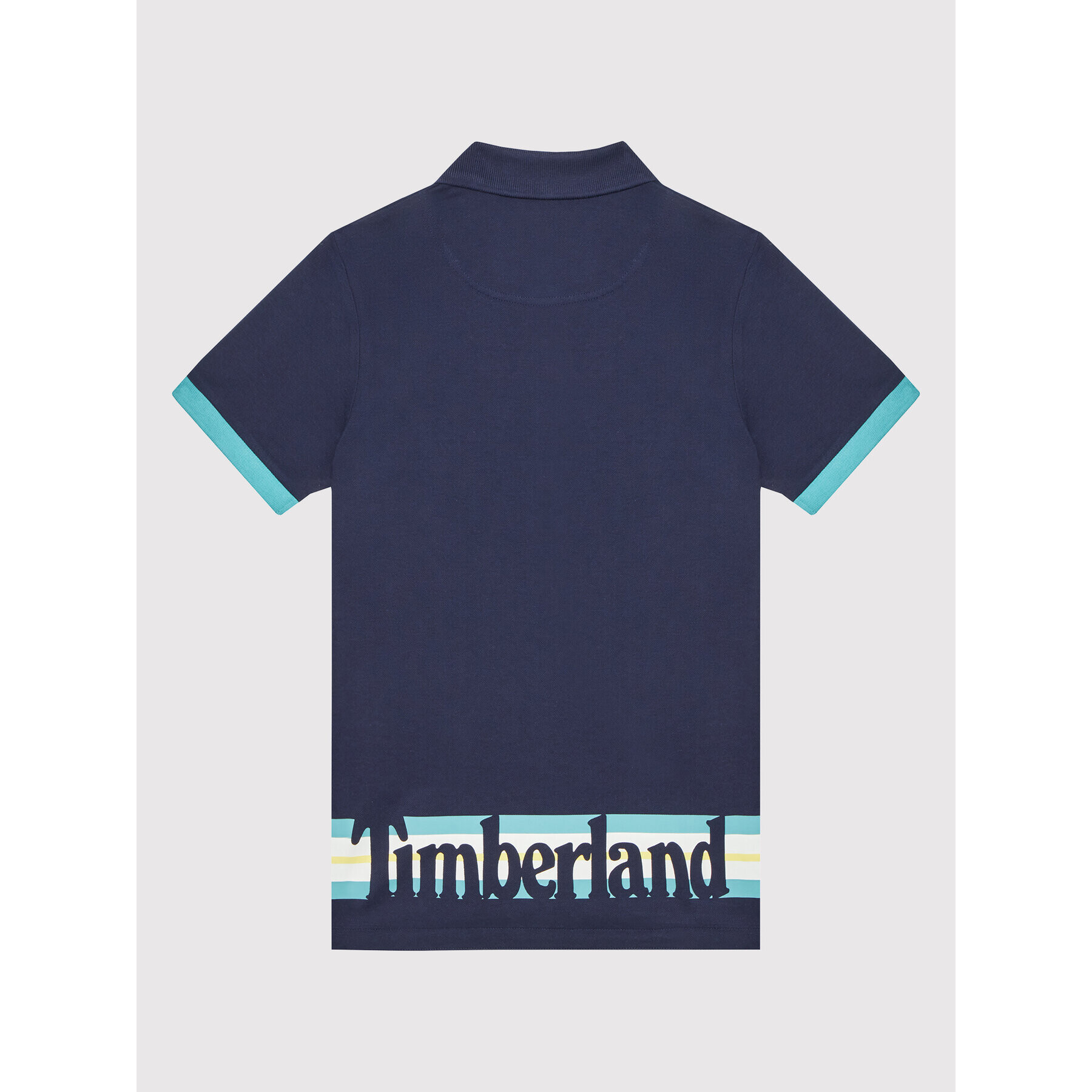 Timberland Polo majica T25T03 D Mornarsko modra Regular Fit - Pepit.si