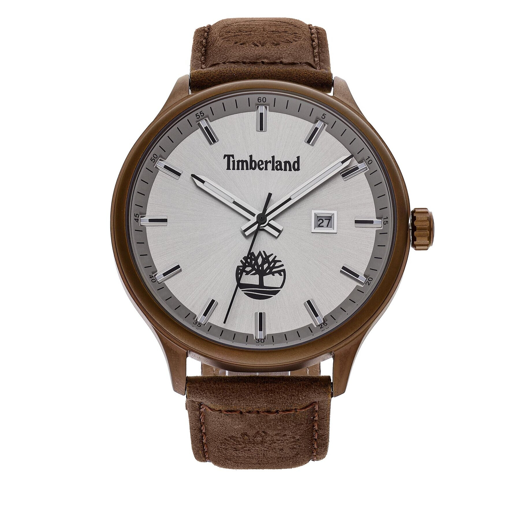 Timberland Ročna ura Allendalle II TDWGB2102203 Rjava - Pepit.si