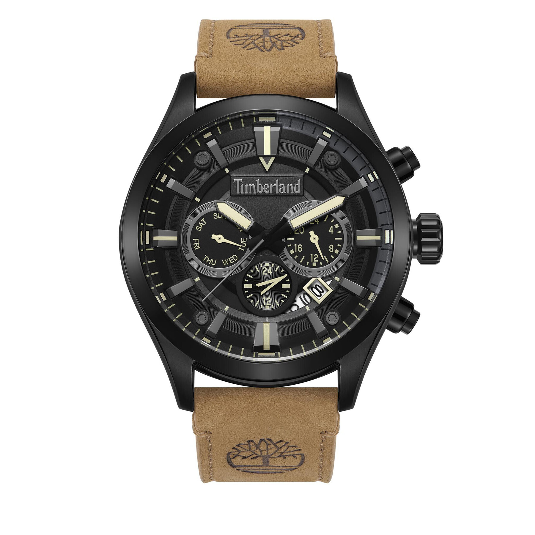 Timberland Ročna ura Tidemark TDWGF2132102 Rjava - Pepit.si