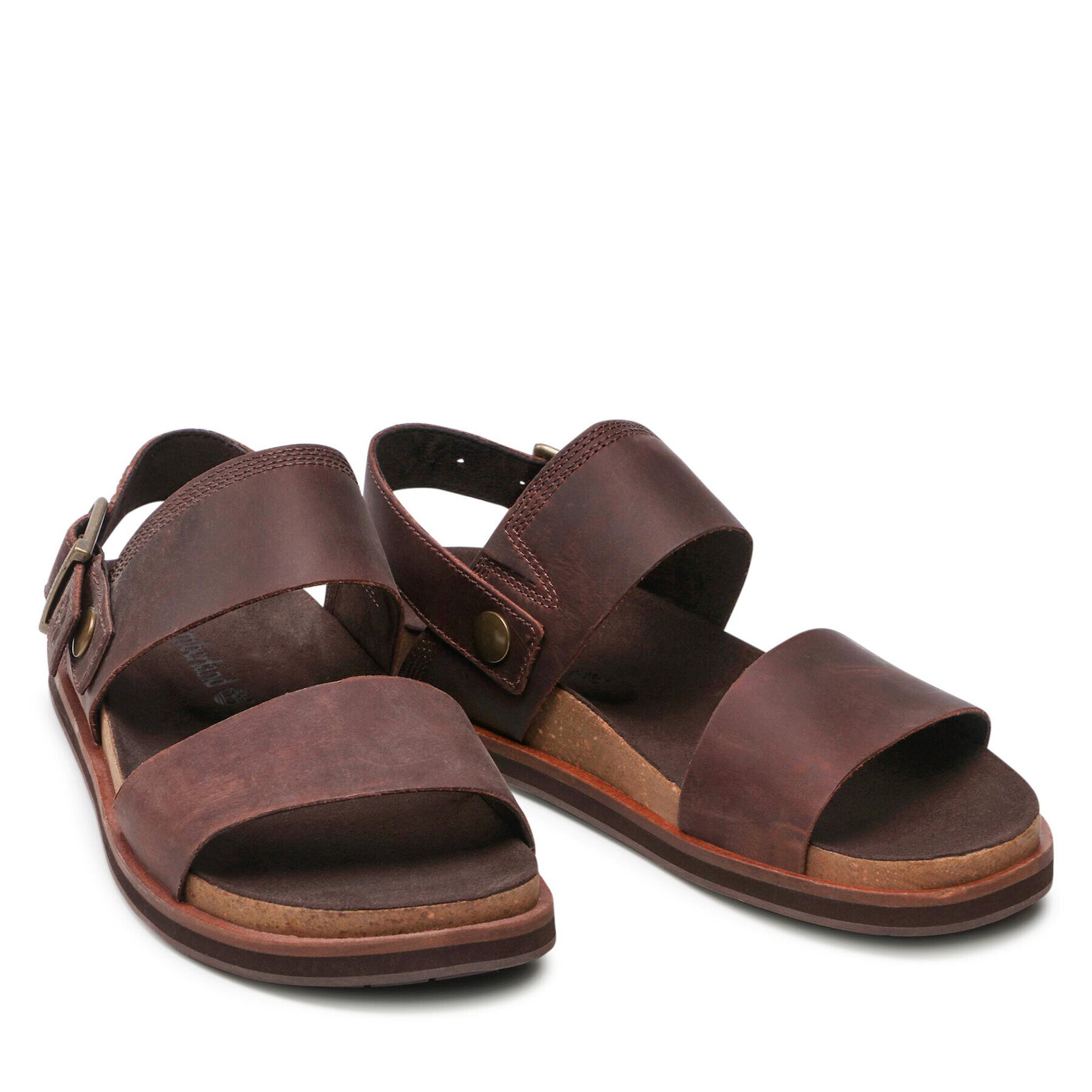 Timberland Sandali Amalfi Vibes 2Band Sandal TB0A419HV131 Rjava - Pepit.si