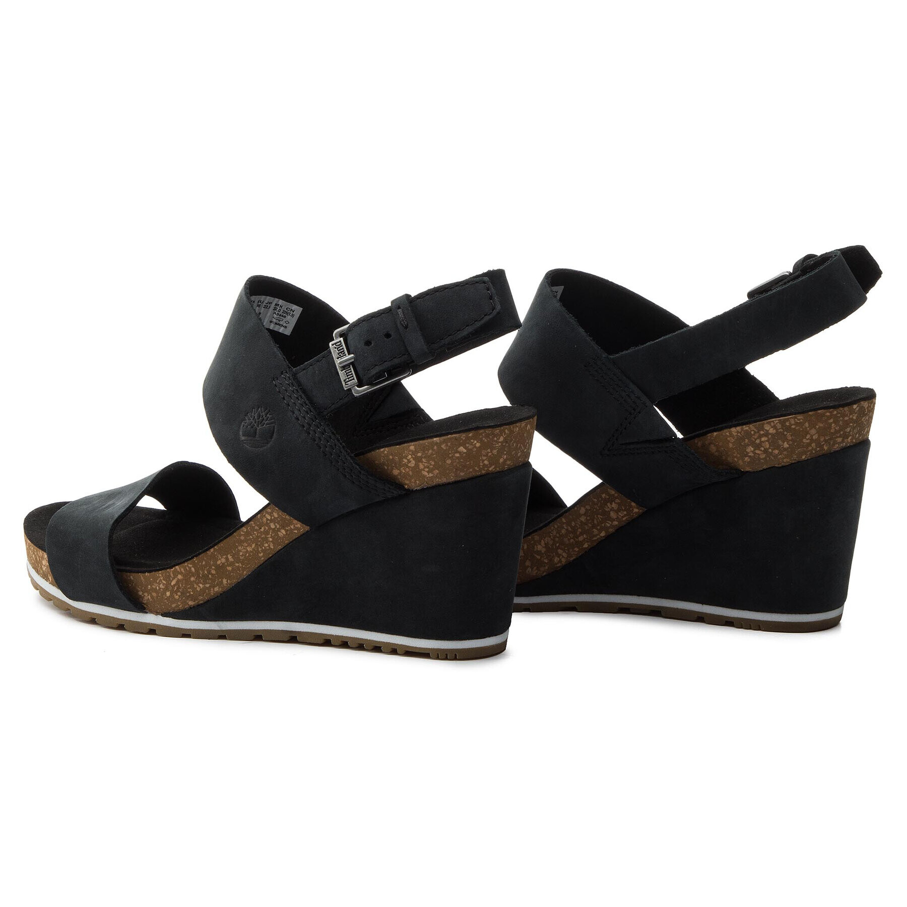 Timberland Sandali Capri Sunset Wedge TB0A1MSY0151 Črna - Pepit.si