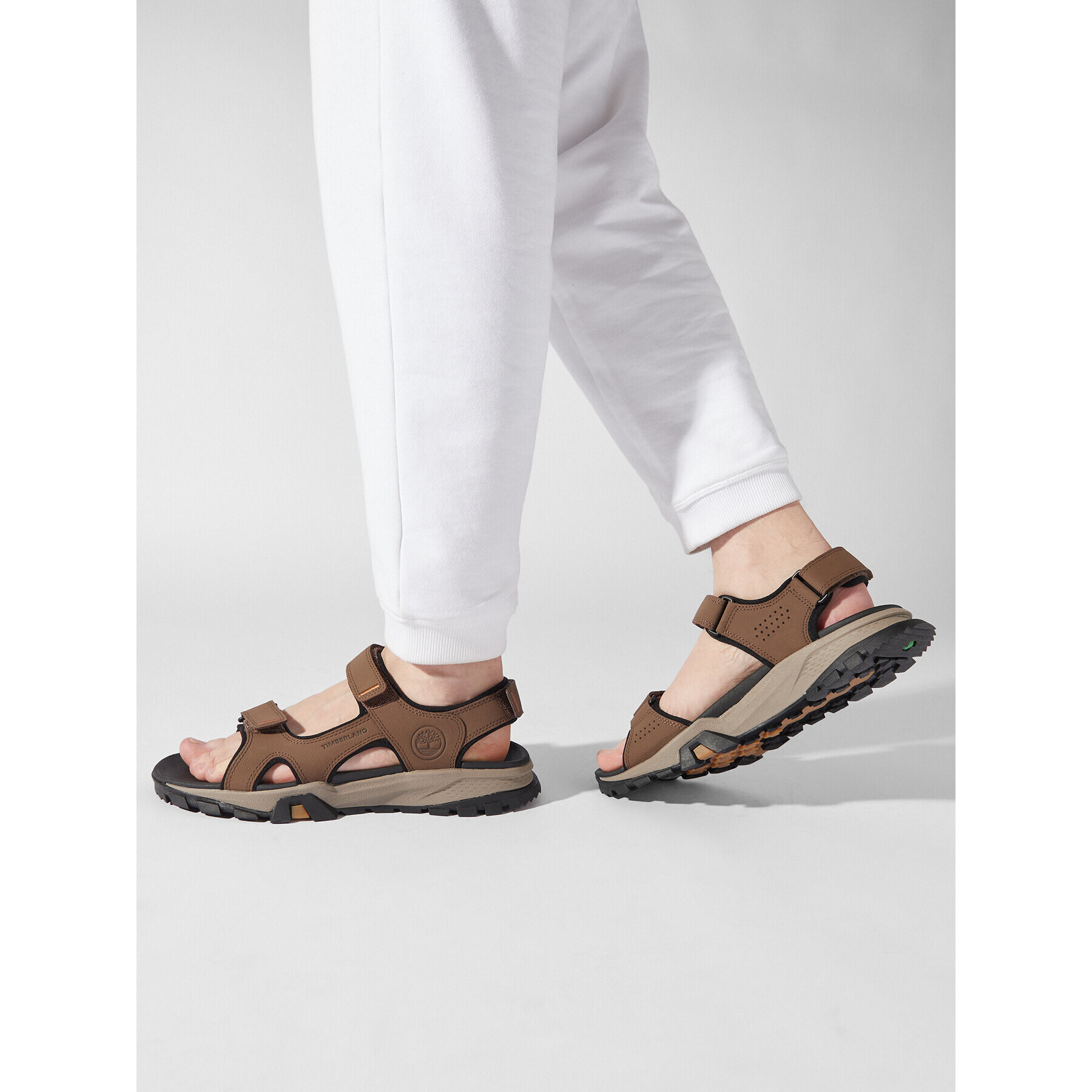 Timberland Sandali Lincoln Peak Strap Sandal TB0A5T489681 Rjava - Pepit.si