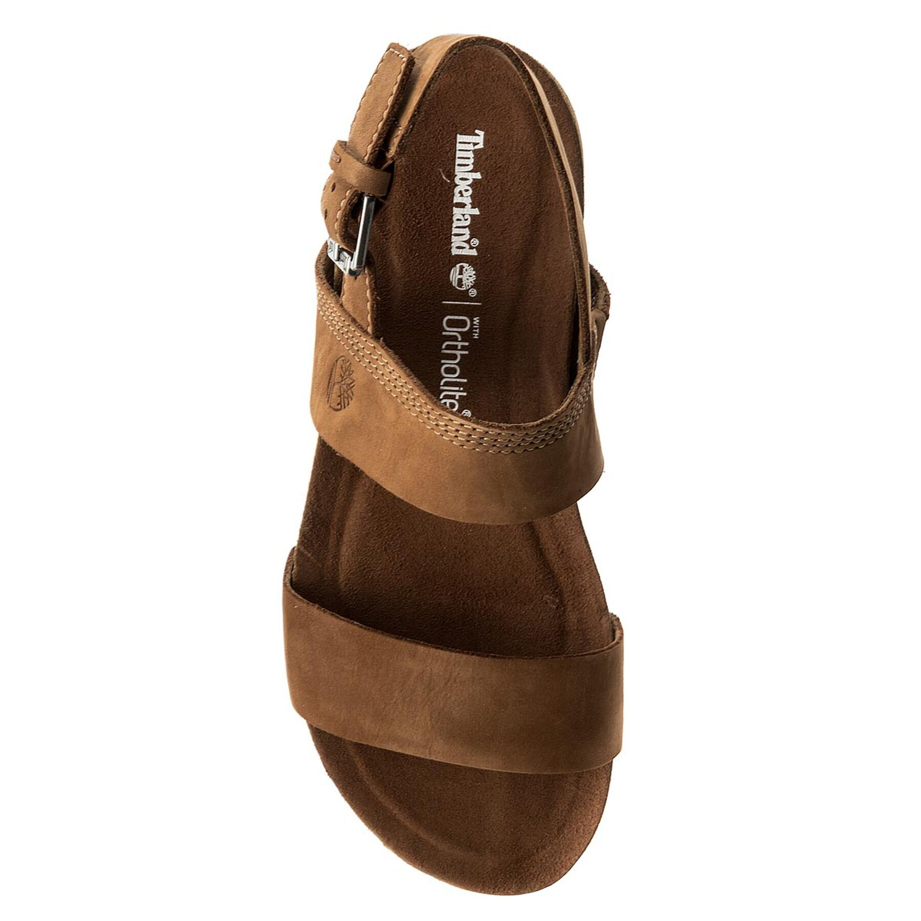 Timberland Sandali Malibu Waves 2Band Sandal A1MQG/TB0A1MQGF131 Rjava - Pepit.si