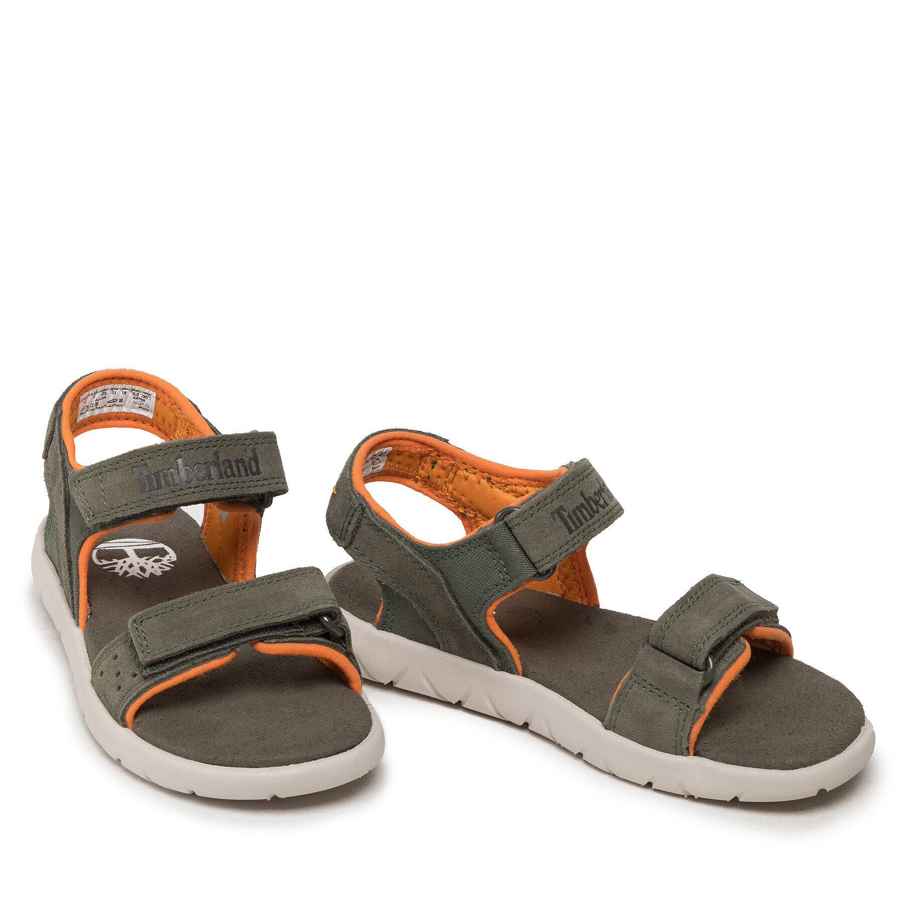 Timberland Sandali Nubble L/F2 Strp Sandal Basic TB0A2JFDA581 Zelena - Pepit.si