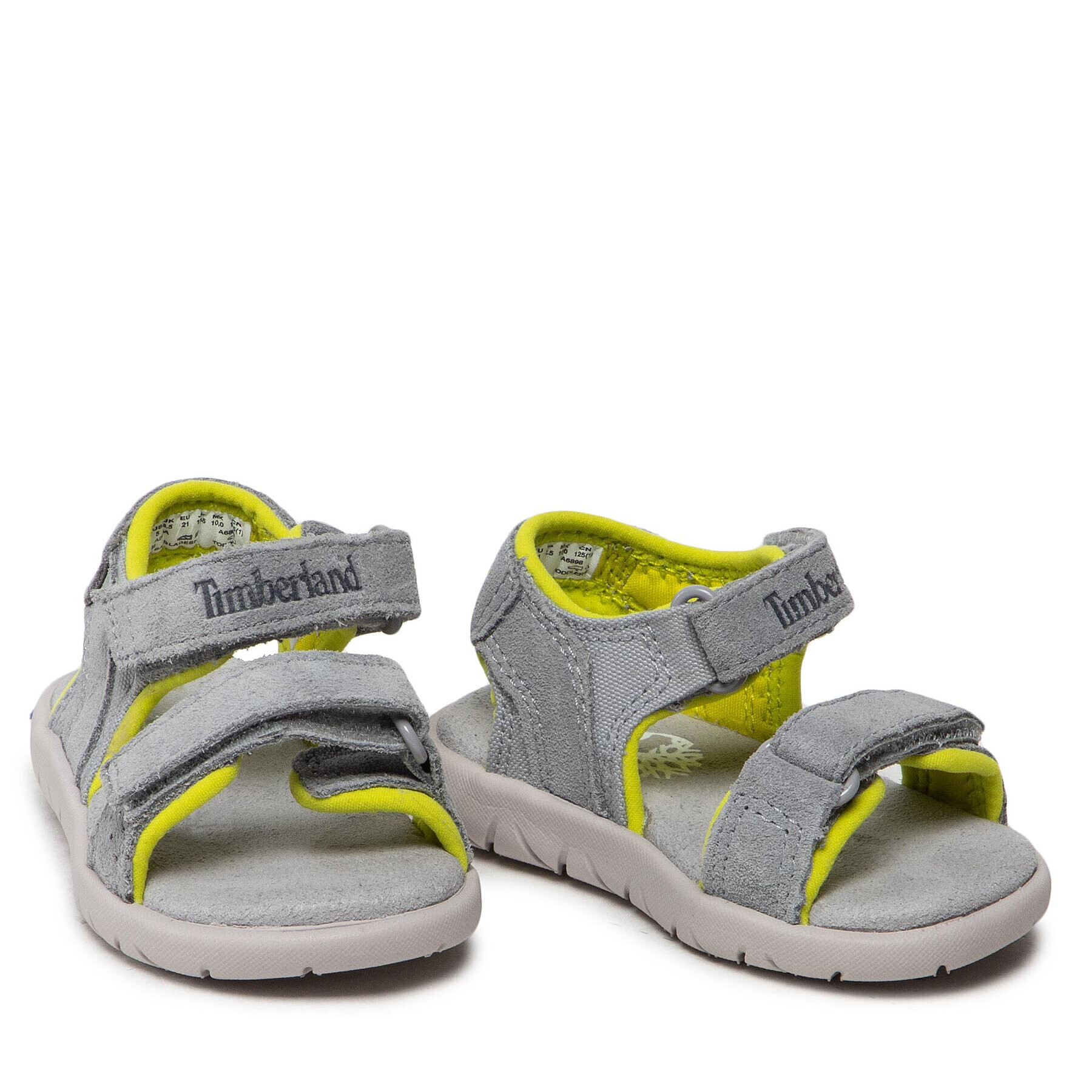 Timberland Sandali Nubble L/F2 Strp Sandal Basic TB0A2K9A0501 Siva - Pepit.si