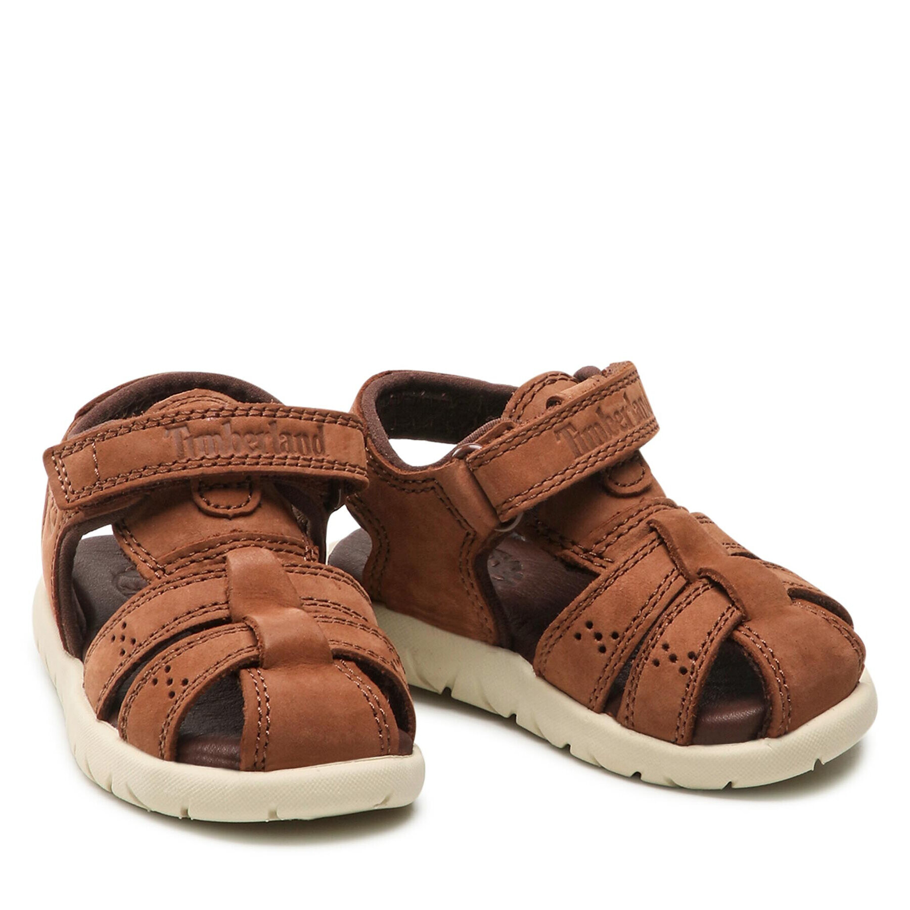 Timberland Sandali Nubble Leather Fisherman TB0A24G2A20 Rjava - Pepit.si