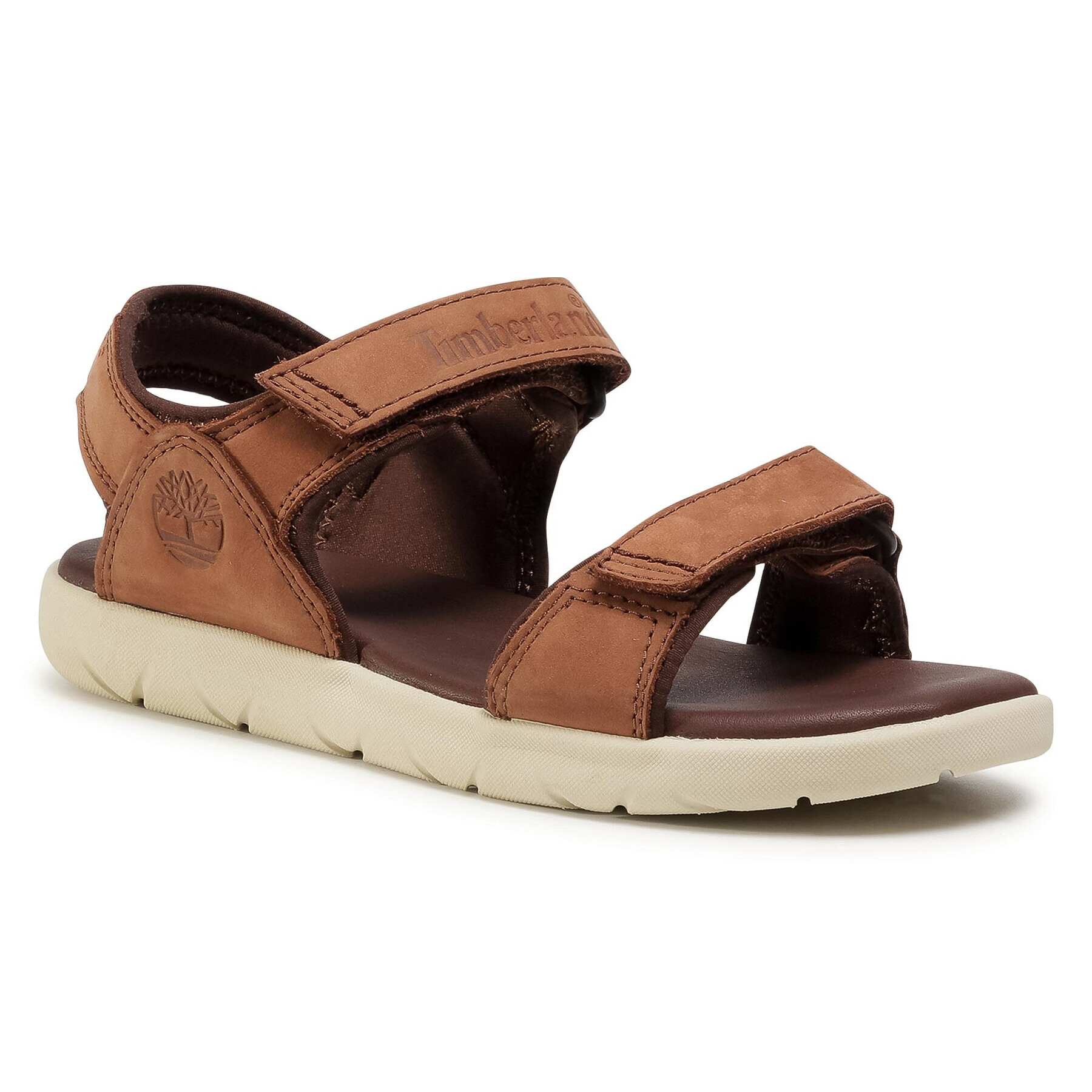 Timberland Sandali Nubble Sandal Lthr 2 Str TB0A1RAHA20 Rjava - Pepit.si