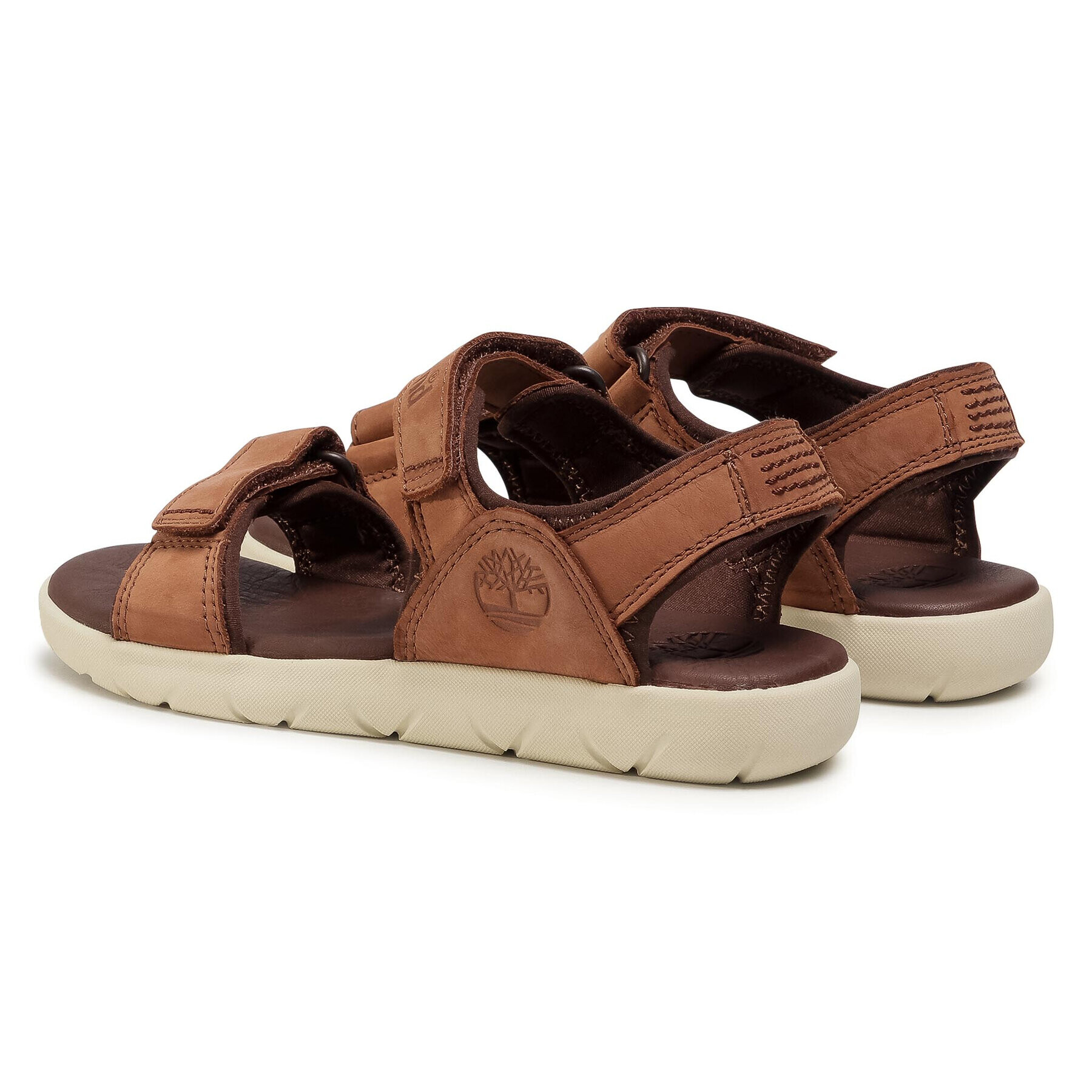 Timberland Sandali Nubble Sandal Lthr 2 Str TB0A1RAHA20 Rjava - Pepit.si