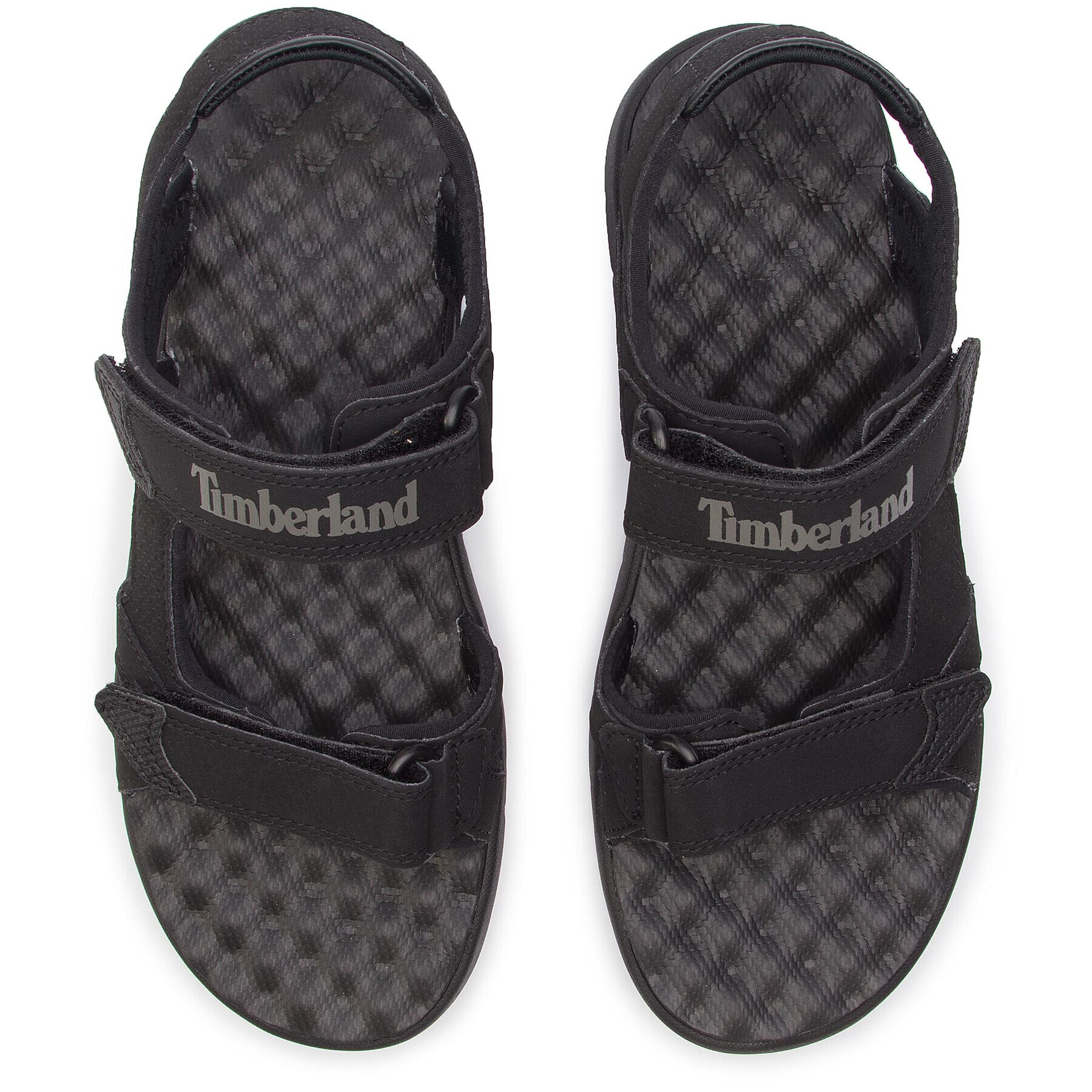 Timberland Sandali Perkins Row 2-Strap TB0A1QY20011 Črna - Pepit.si