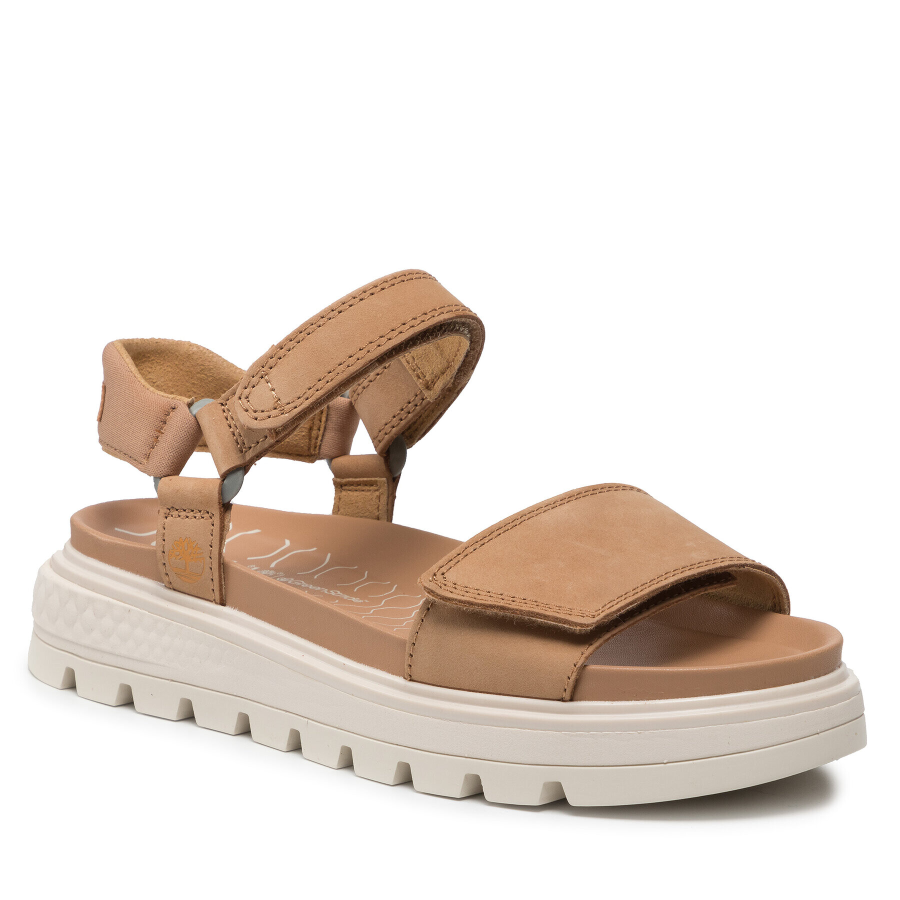 Timberland Sandali Ray City Sandal Ankl Strp TB0A2QX3CW81 Rjava - Pepit.si