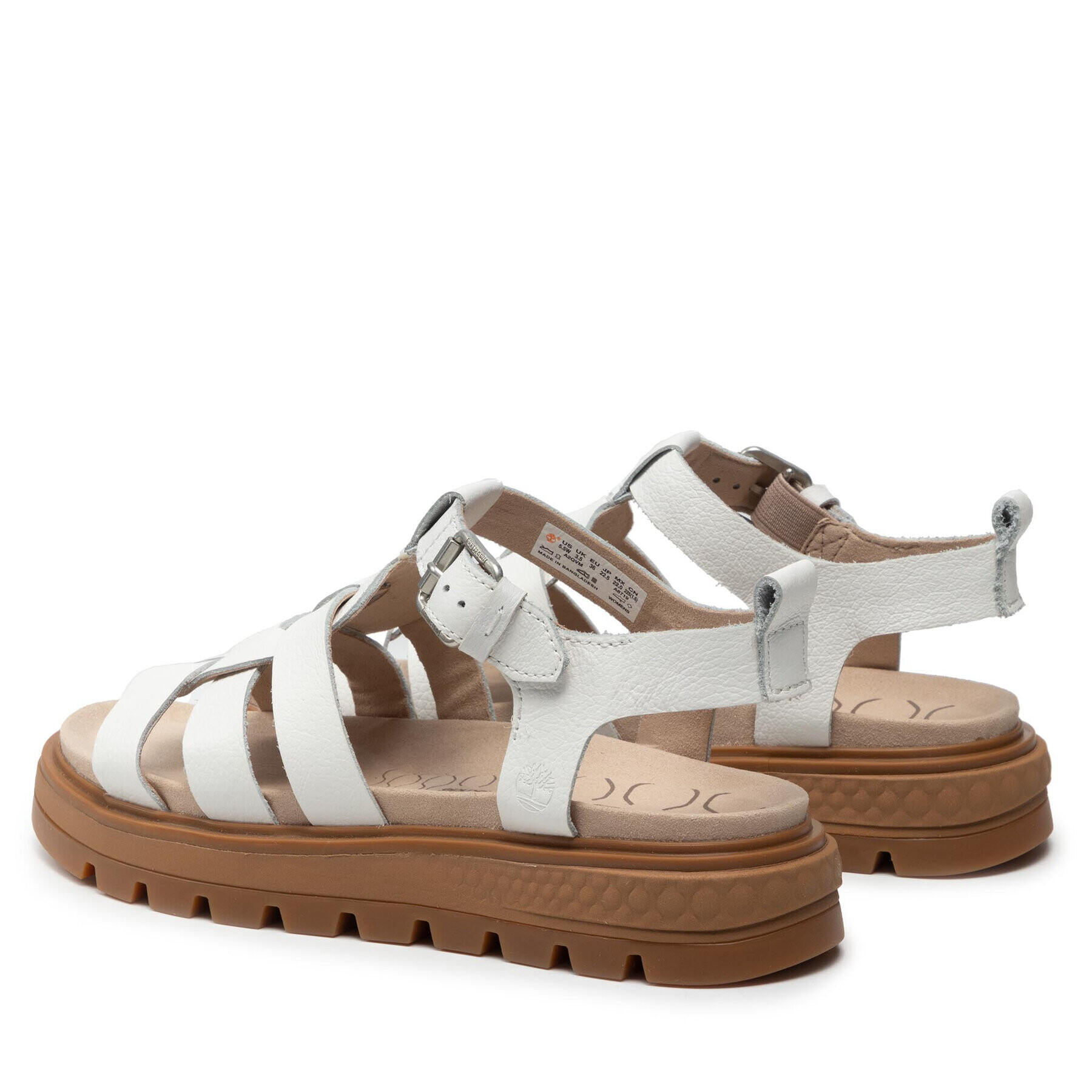 Timberland Sandali Ray City Sandal Fisherman TB0A2QVM1001 Bela - Pepit.si