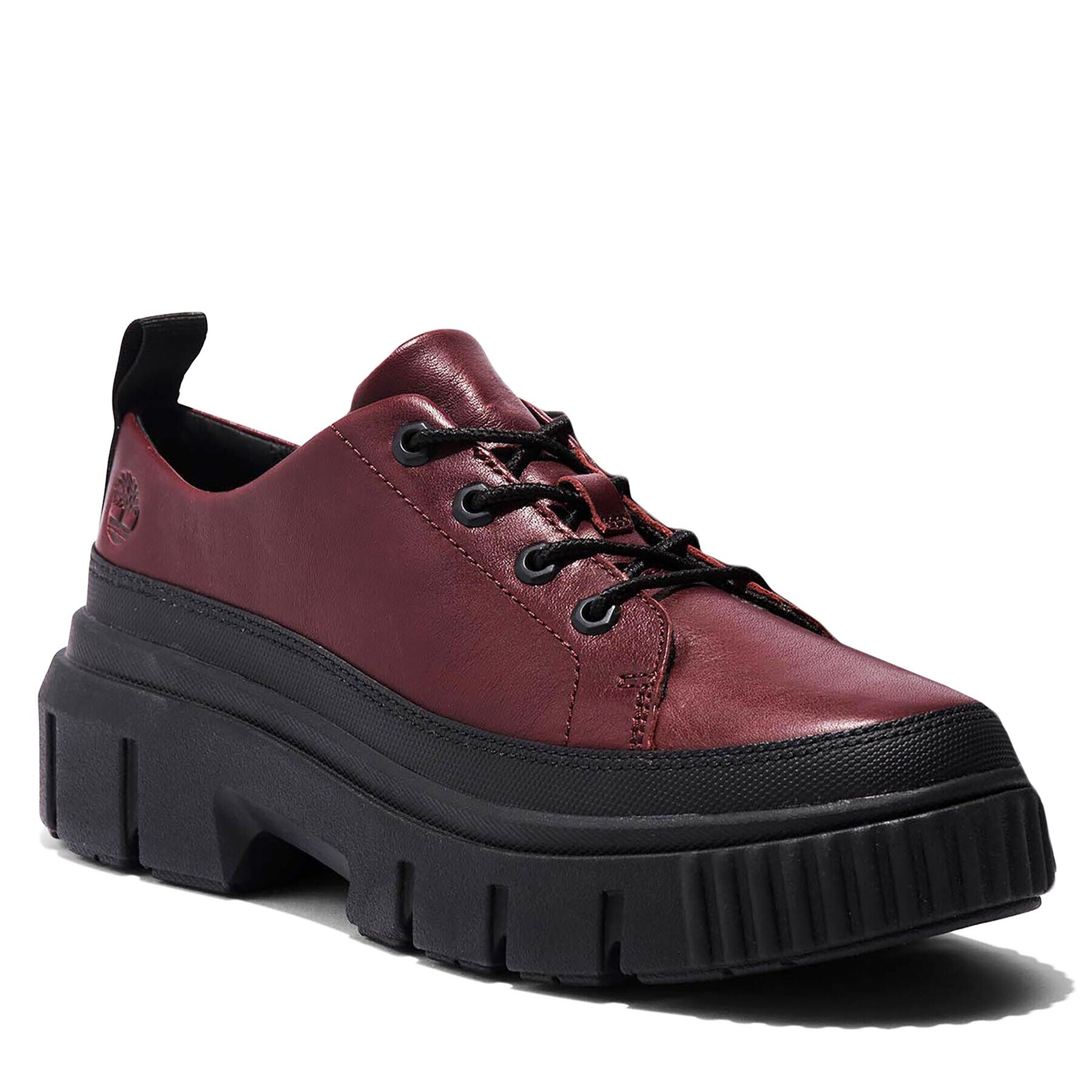 Timberland Superge Greyfield Leather Ox TB0A5ZECC601 Bordo rdeča - Pepit.si