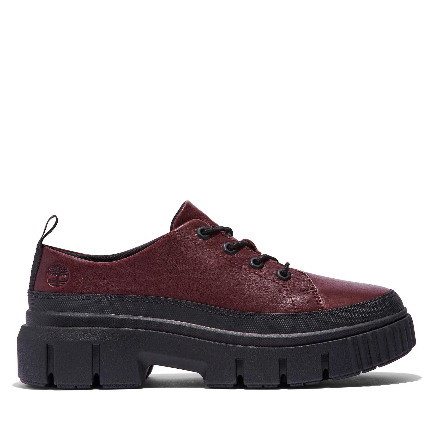 Timberland Superge Greyfield Leather Ox TB0A5ZECC601 Bordo rdeča - Pepit.si