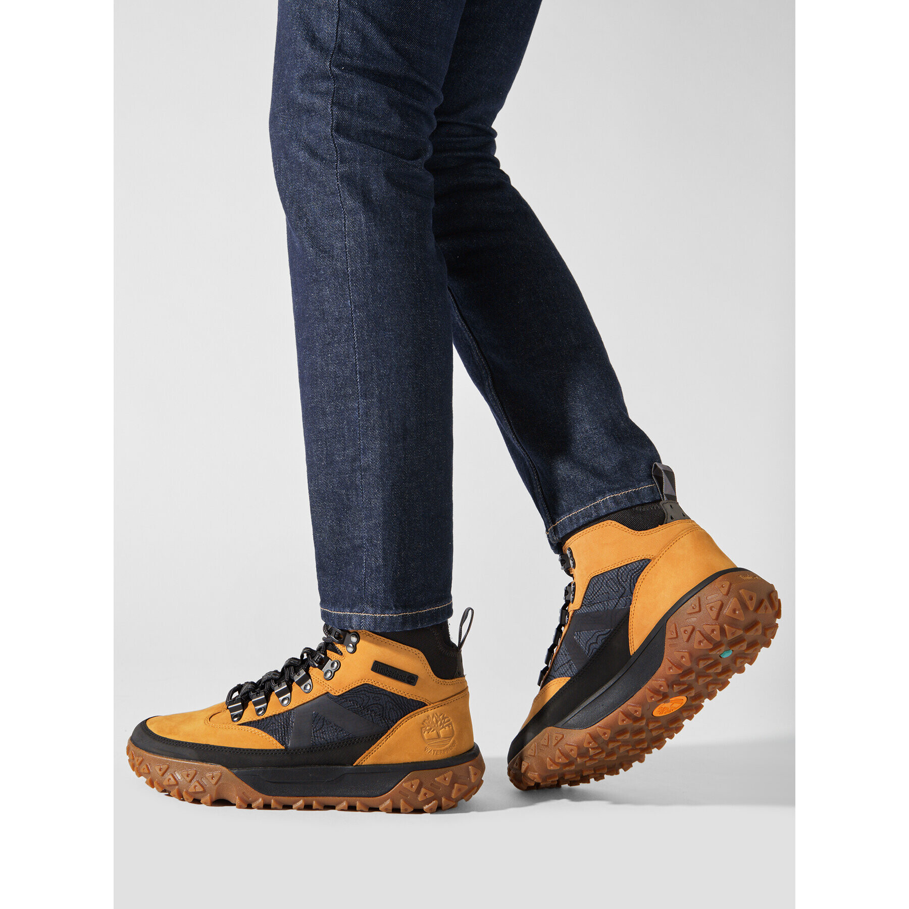 Timberland Superge Gs Motion 6 Mid F/L Wp TB0A67JC2311 Rjava - Pepit.si