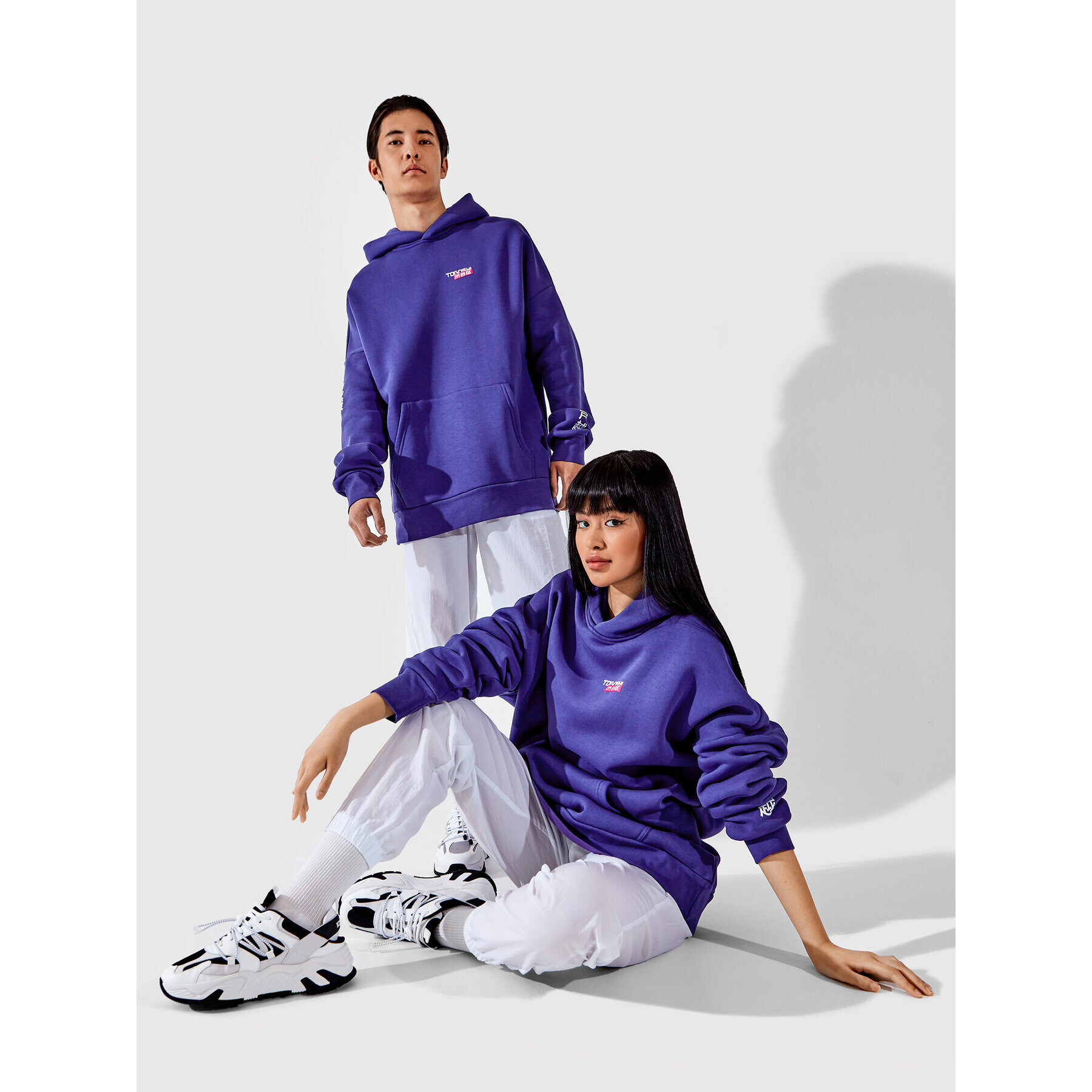 Togoshi Jopa Unisex TG22-BLU004 Mornarsko modra Oversize - Pepit.si