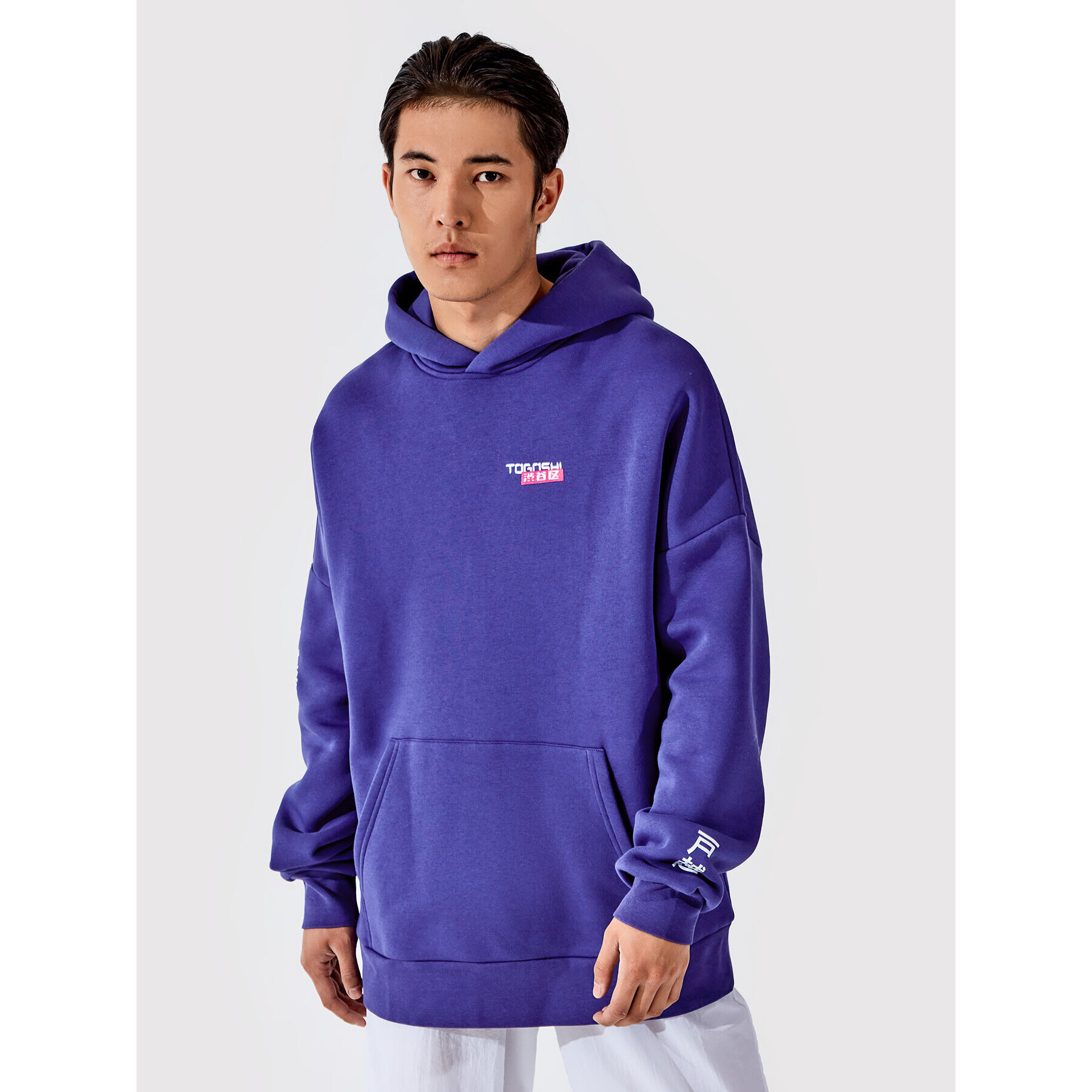 Togoshi Jopa Unisex TG22-BLU004 Mornarsko modra Oversize - Pepit.si