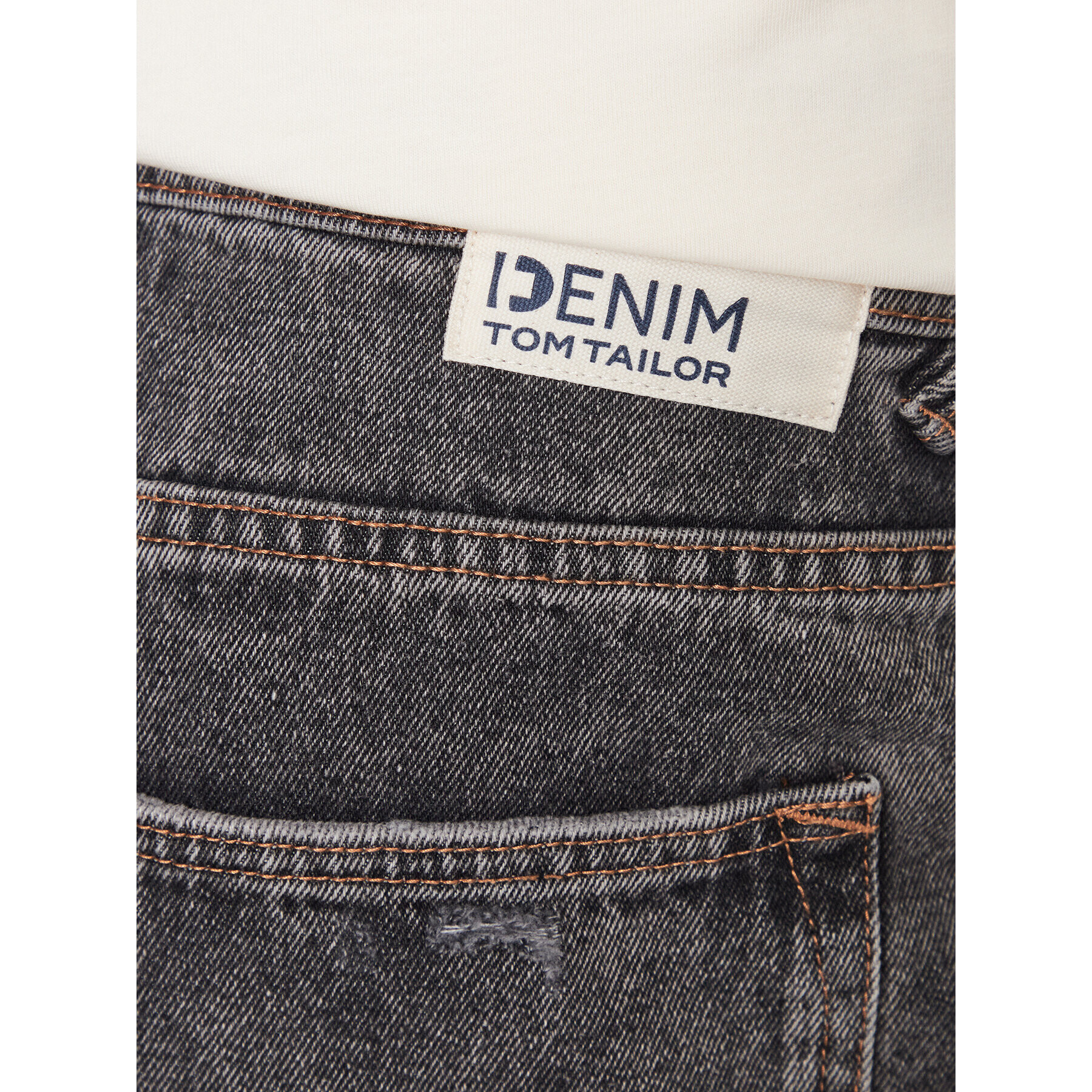 Tom Tailor Denim Jeans kratke hlače 1035518 Siva Slim Fit - Pepit.si