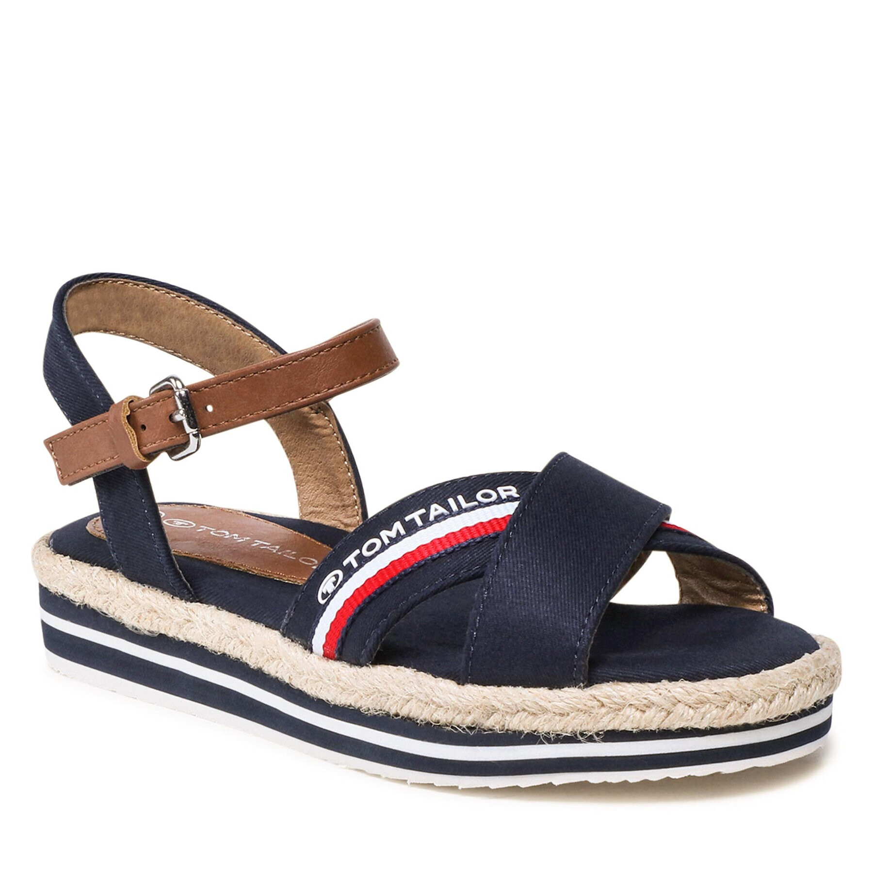 Tom Tailor Espadrile 3274001 Mornarsko modra - Pepit.si