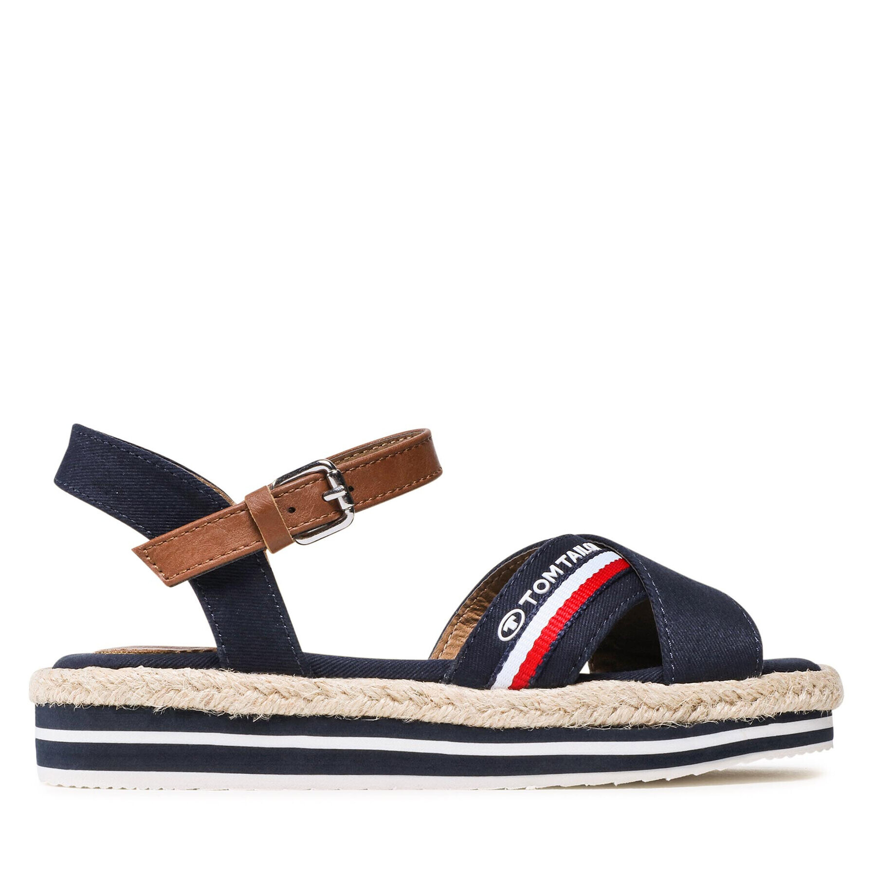 Tom Tailor Espadrile 3274001 Mornarsko modra - Pepit.si