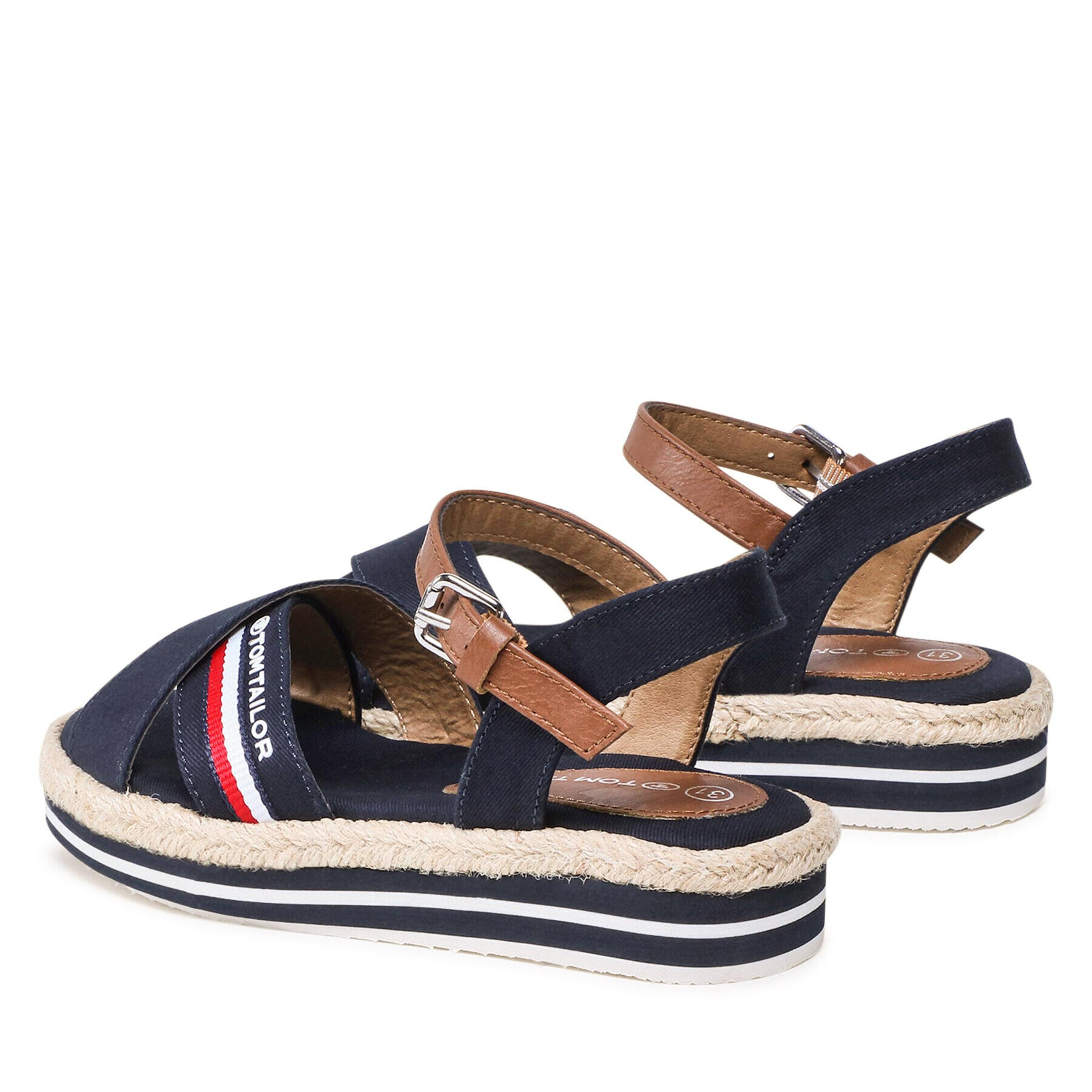 Tom Tailor Espadrile 3274001 Mornarsko modra - Pepit.si