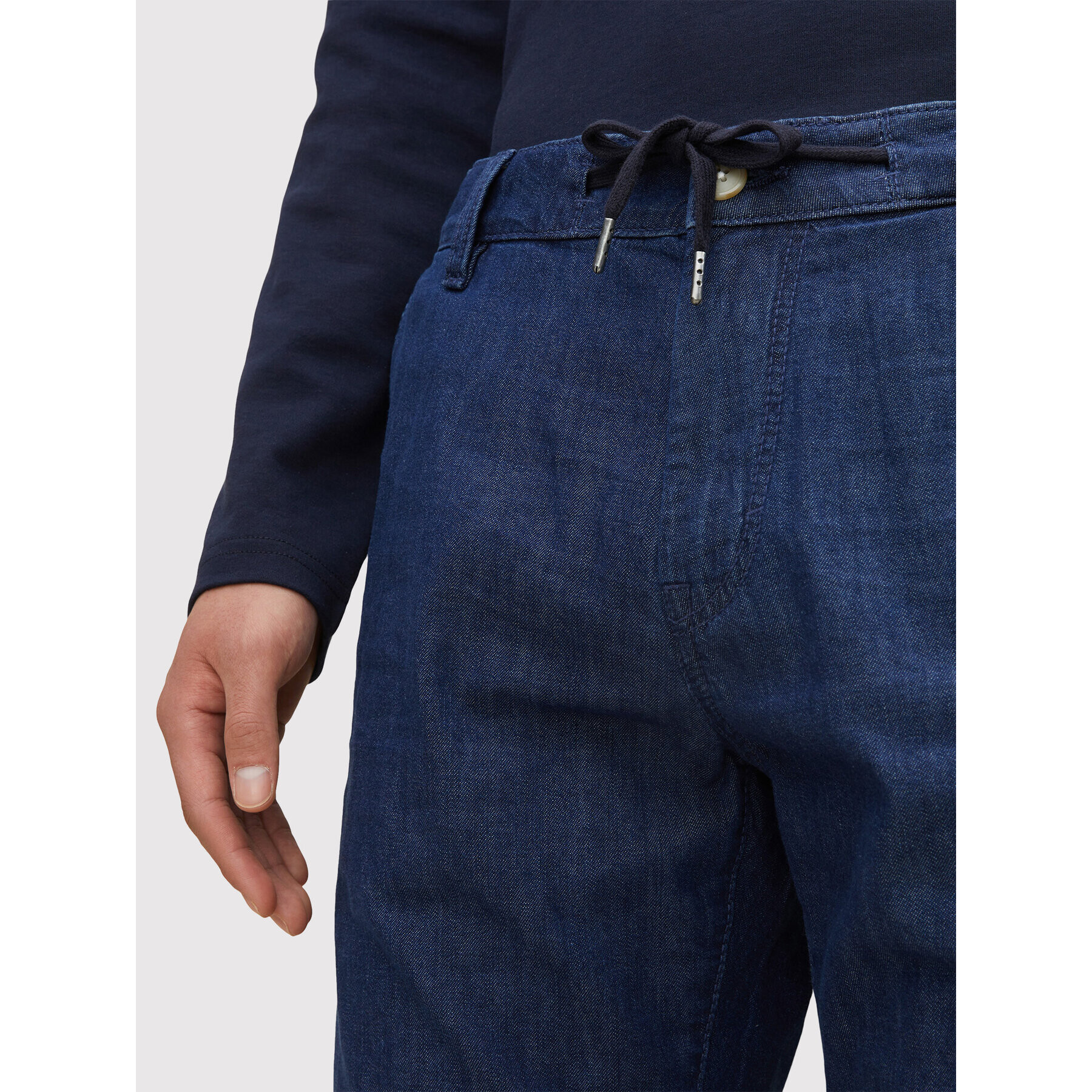 Tom Tailor Jeans kratke hlače 1031272 Modra Regular Fit - Pepit.si