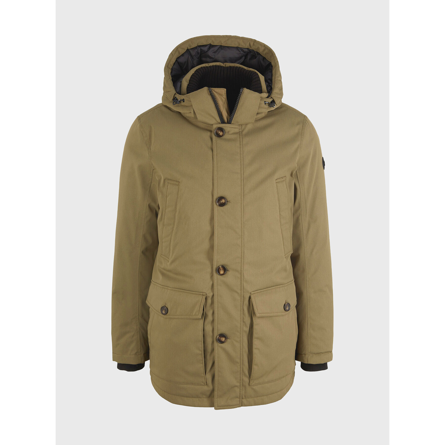 Tom Tailor Parka 1032495 Zelena Regular Fit - Pepit.si