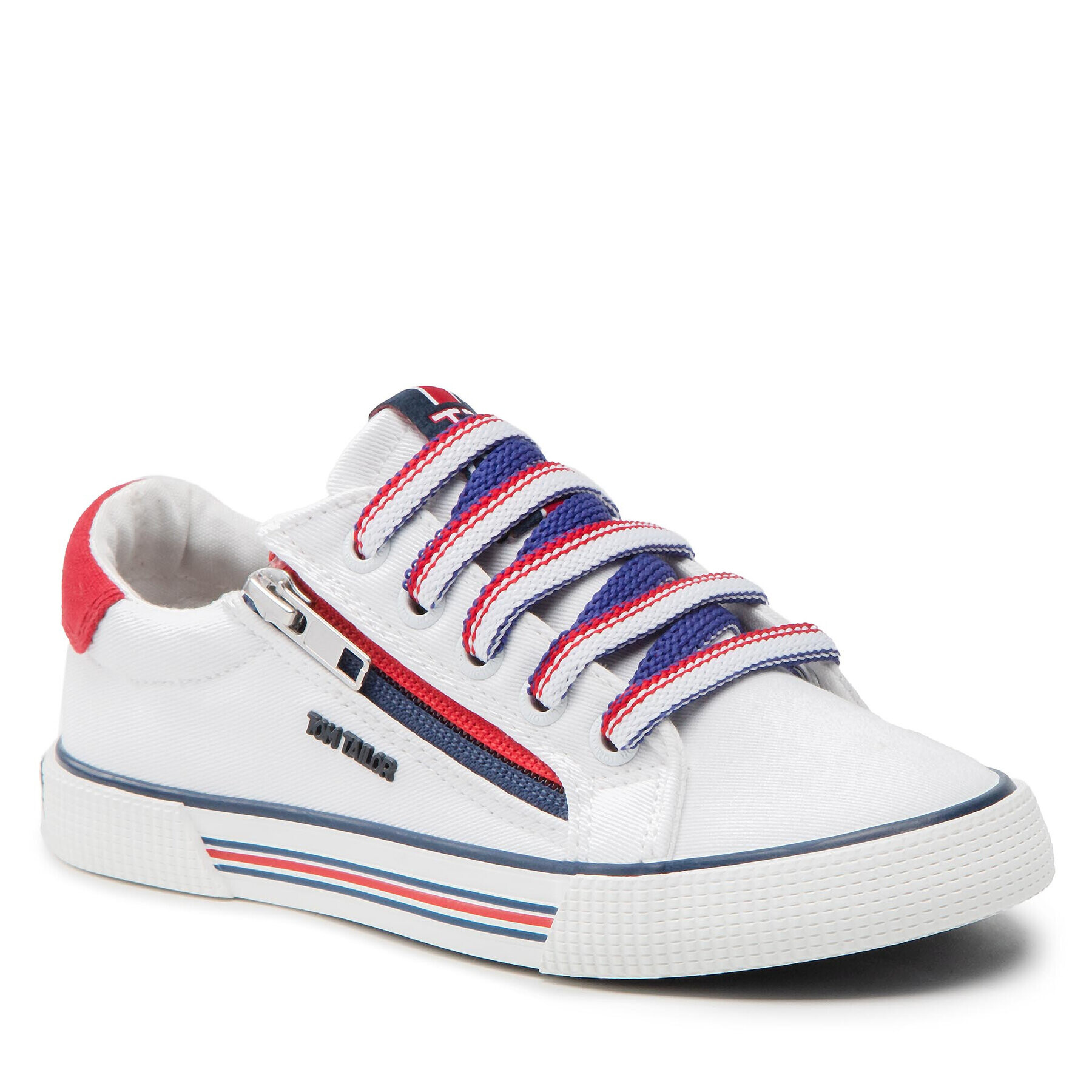 Tom Tailor Tenis superge 3270601 Bela - Pepit.si