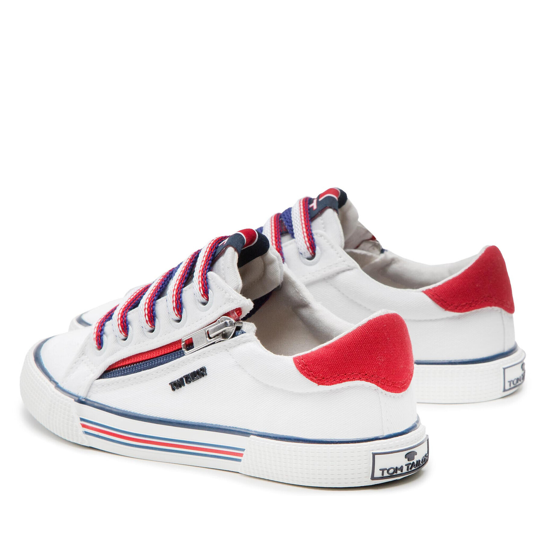 Tom Tailor Tenis superge 3270601 Bela - Pepit.si