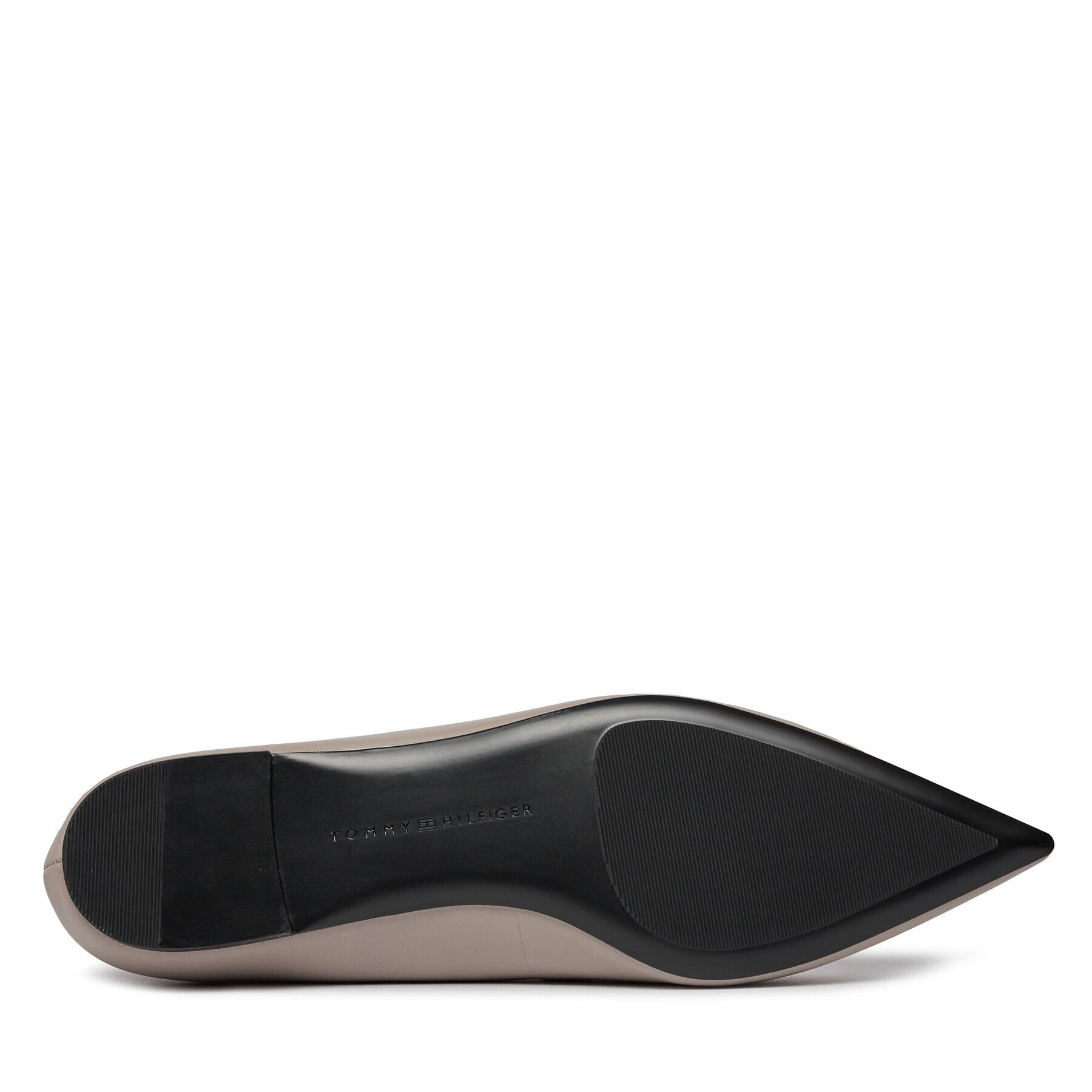 Tommy Hilfiger Balerinke Essential Pointed Ballerina FW0FW07863 Siva - Pepit.si