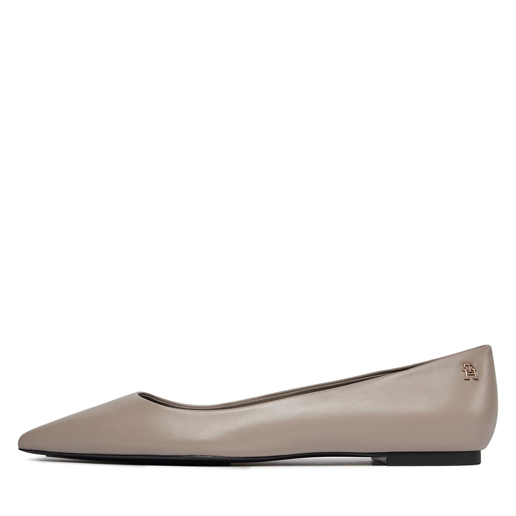 Tommy Hilfiger Balerinke Essential Pointed Ballerina FW0FW07863 Siva - Pepit.si