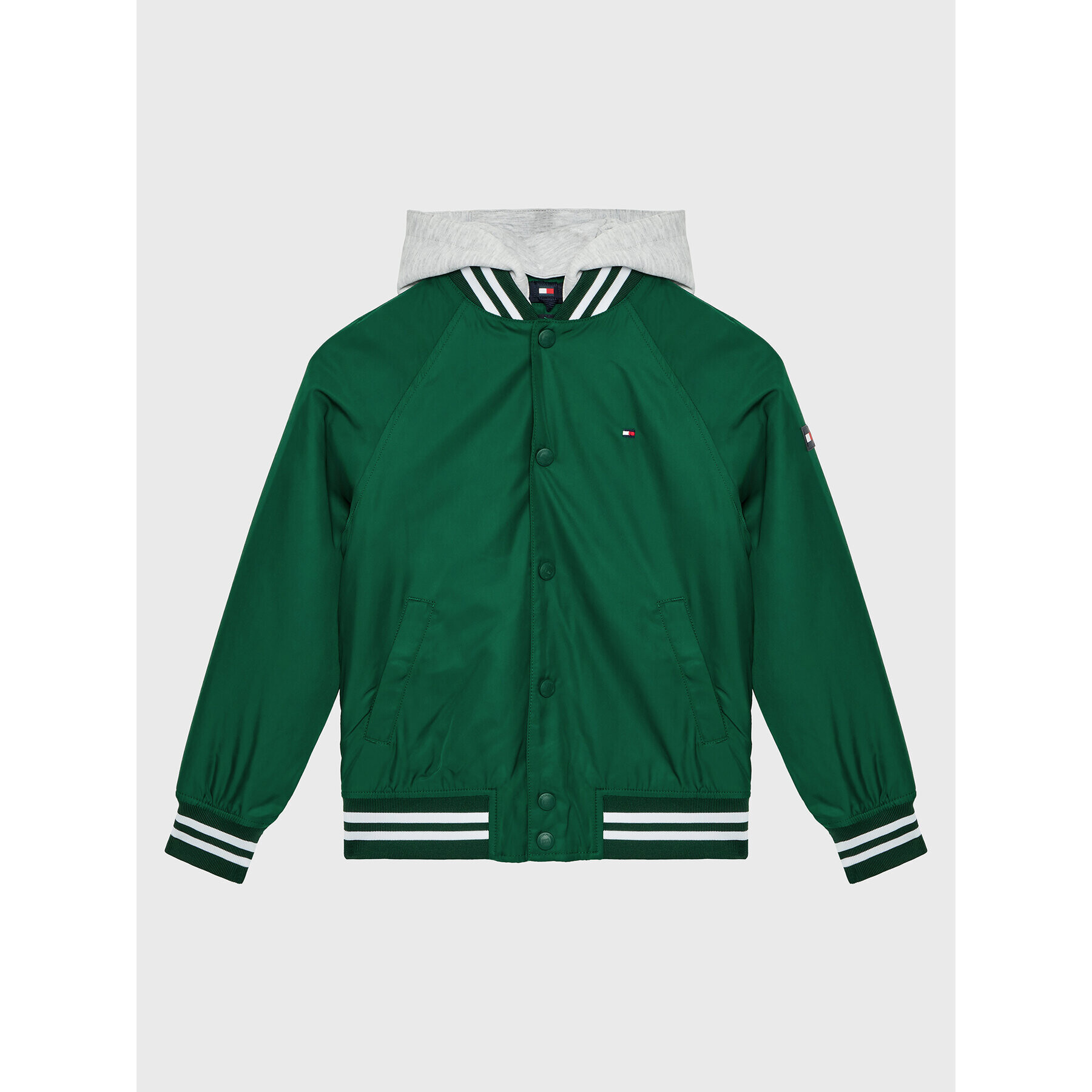 Tommy Hilfiger Bomber jakna KB0KB07993 D Zelena Regular Fit - Pepit.si