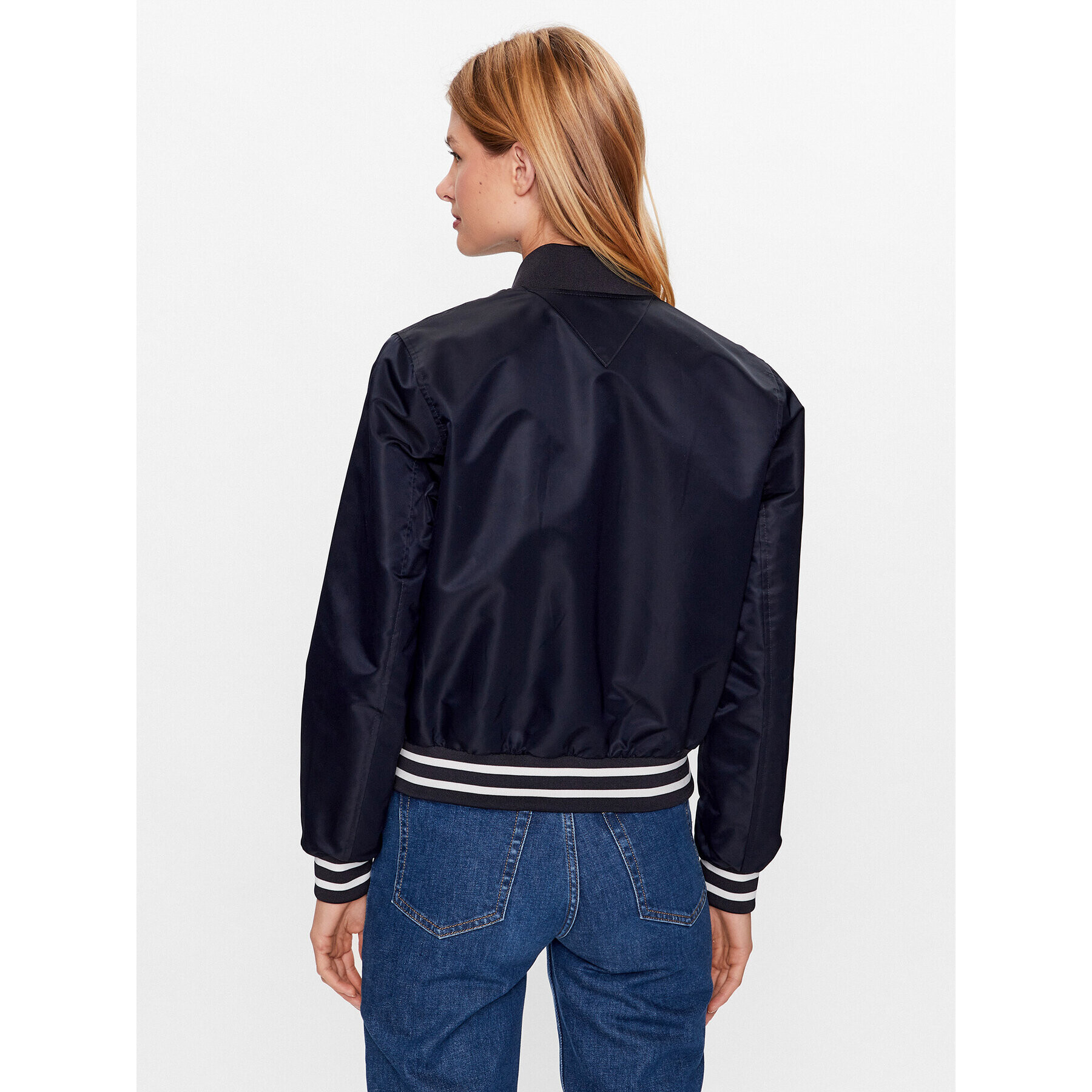 Tommy Hilfiger Bomber jakna Varsity WW0WW38935 Mornarsko modra Regular Fit - Pepit.si