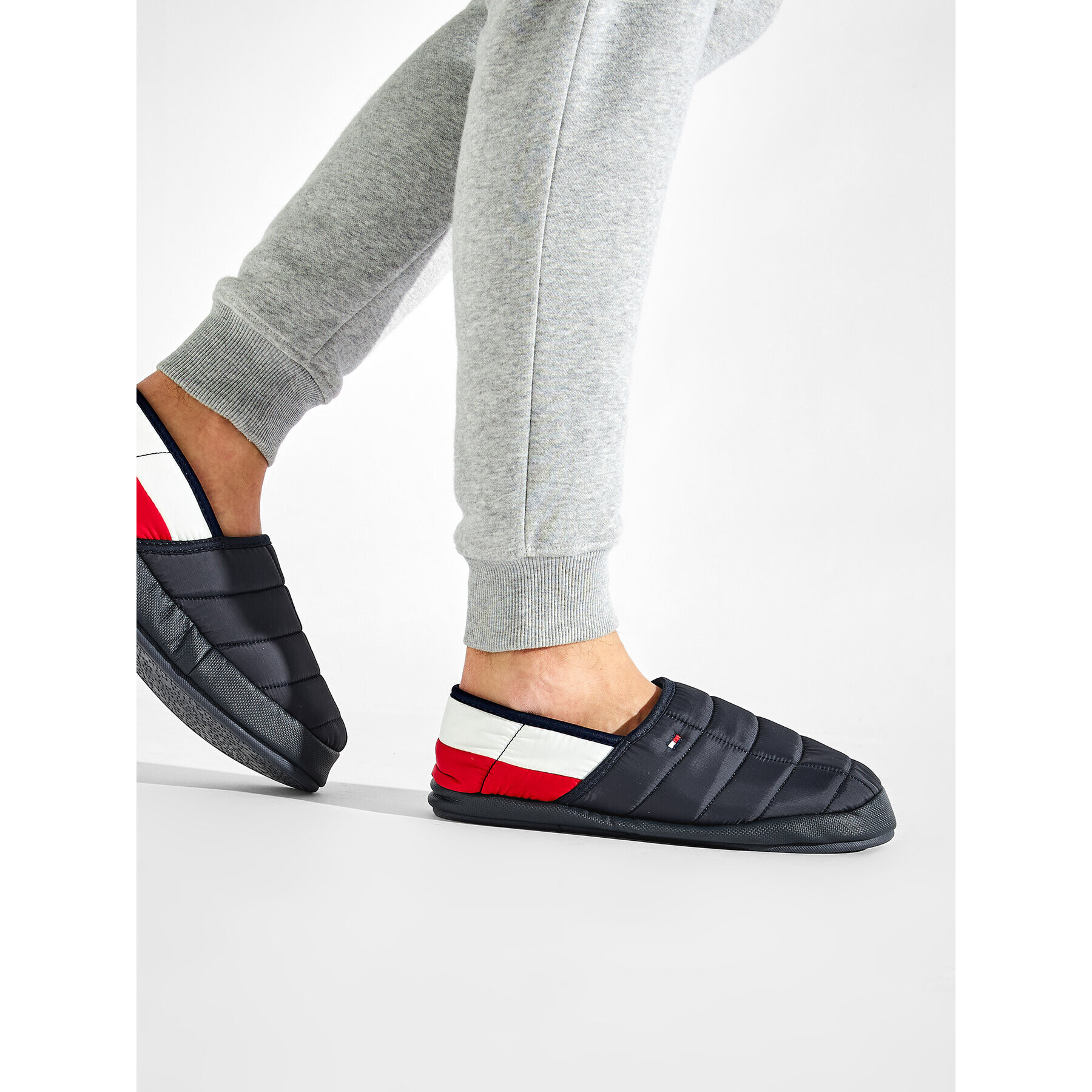 Tommy Hilfiger Copati Comfort Hilfiger Rwb Homeslipper FM0FM04224 Mornarsko modra - Pepit.si