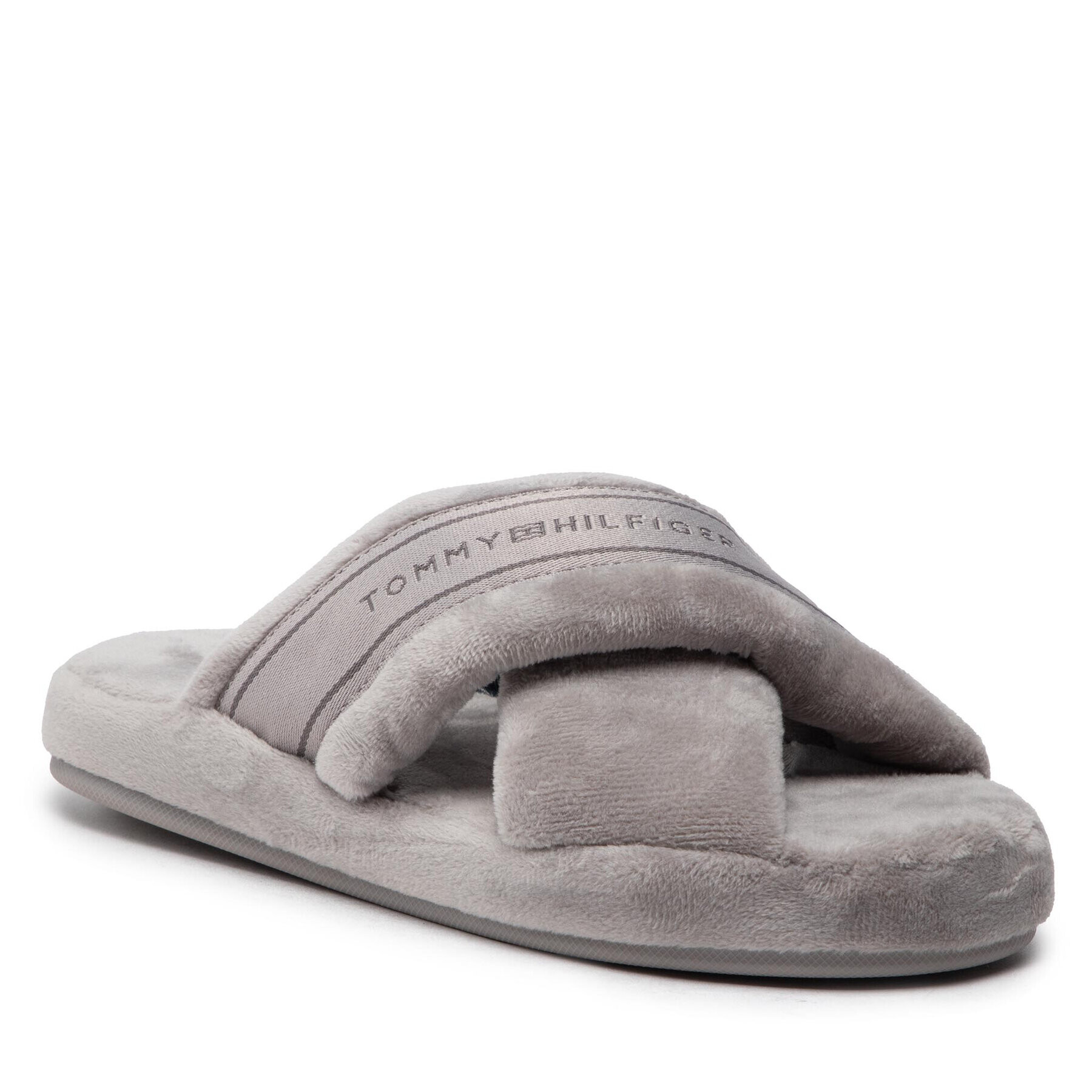 Tommy Hilfiger Copati Comfy Home Slippers With Straps FW0FW06587 Siva - Pepit.si