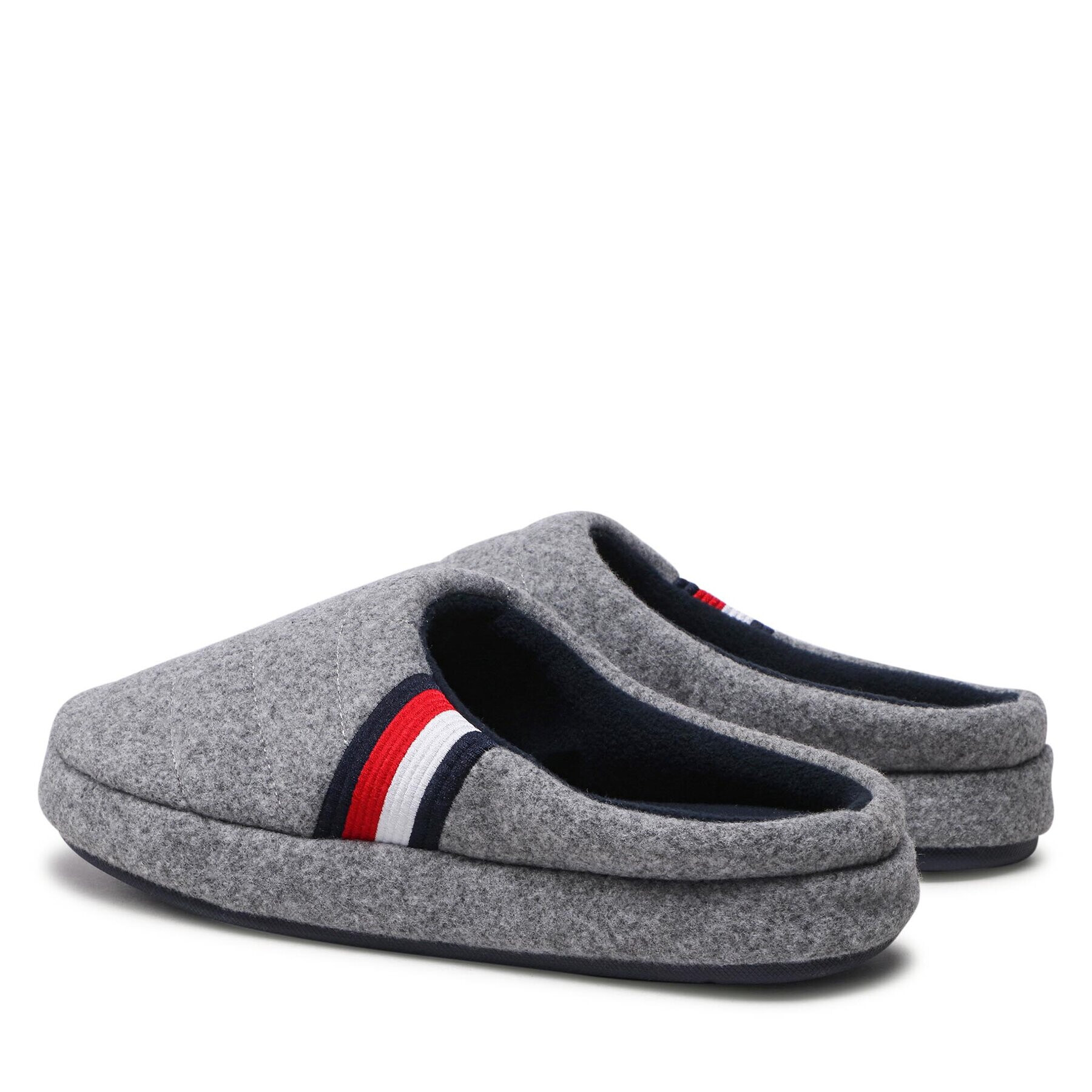 Tommy Hilfiger Copati Corporate Hilfiger Homeslipper FM0FM04346 Siva - Pepit.si