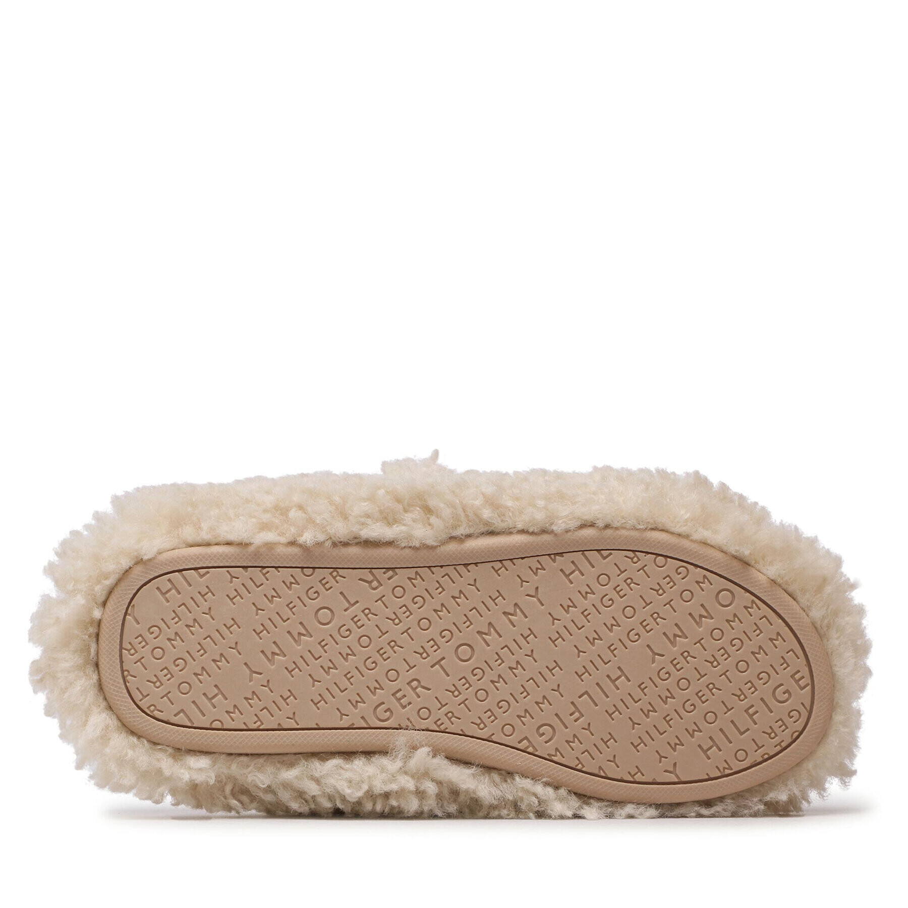 Tommy Hilfiger Copati Sherpa Fur Home Slippers Strap FW0FW06576 Bež - Pepit.si