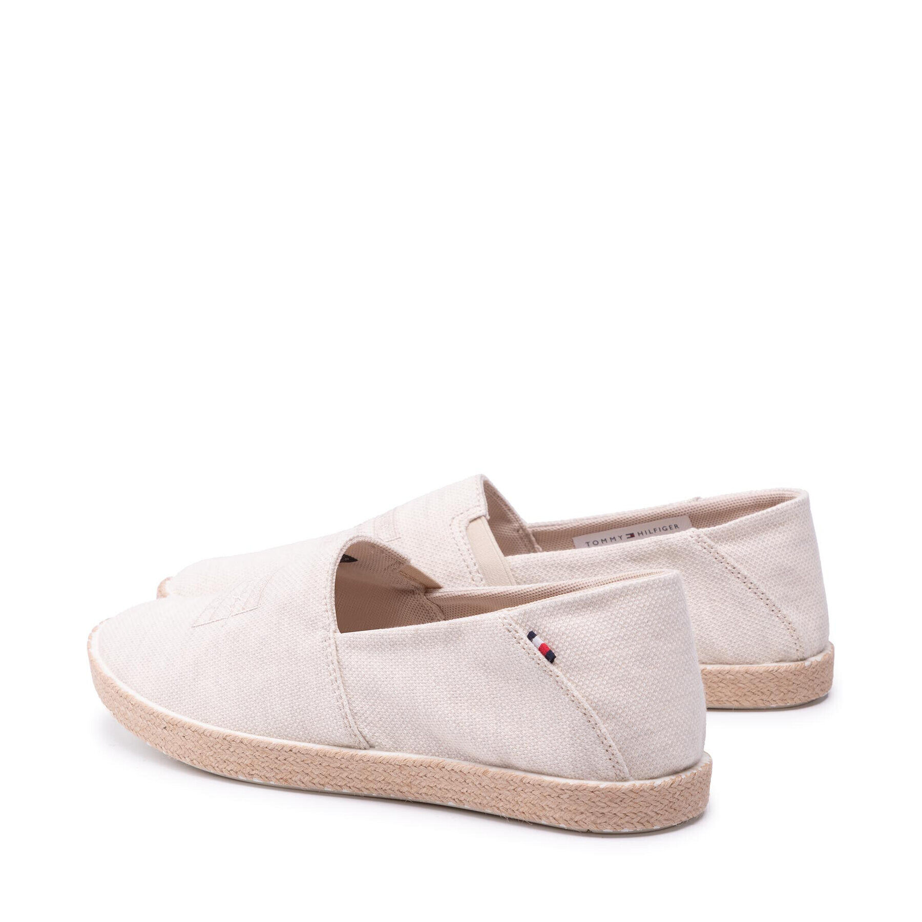 Tommy Hilfiger Espadrile Sustainable Plant Dye Espadrille FM0FM03645 Bež - Pepit.si