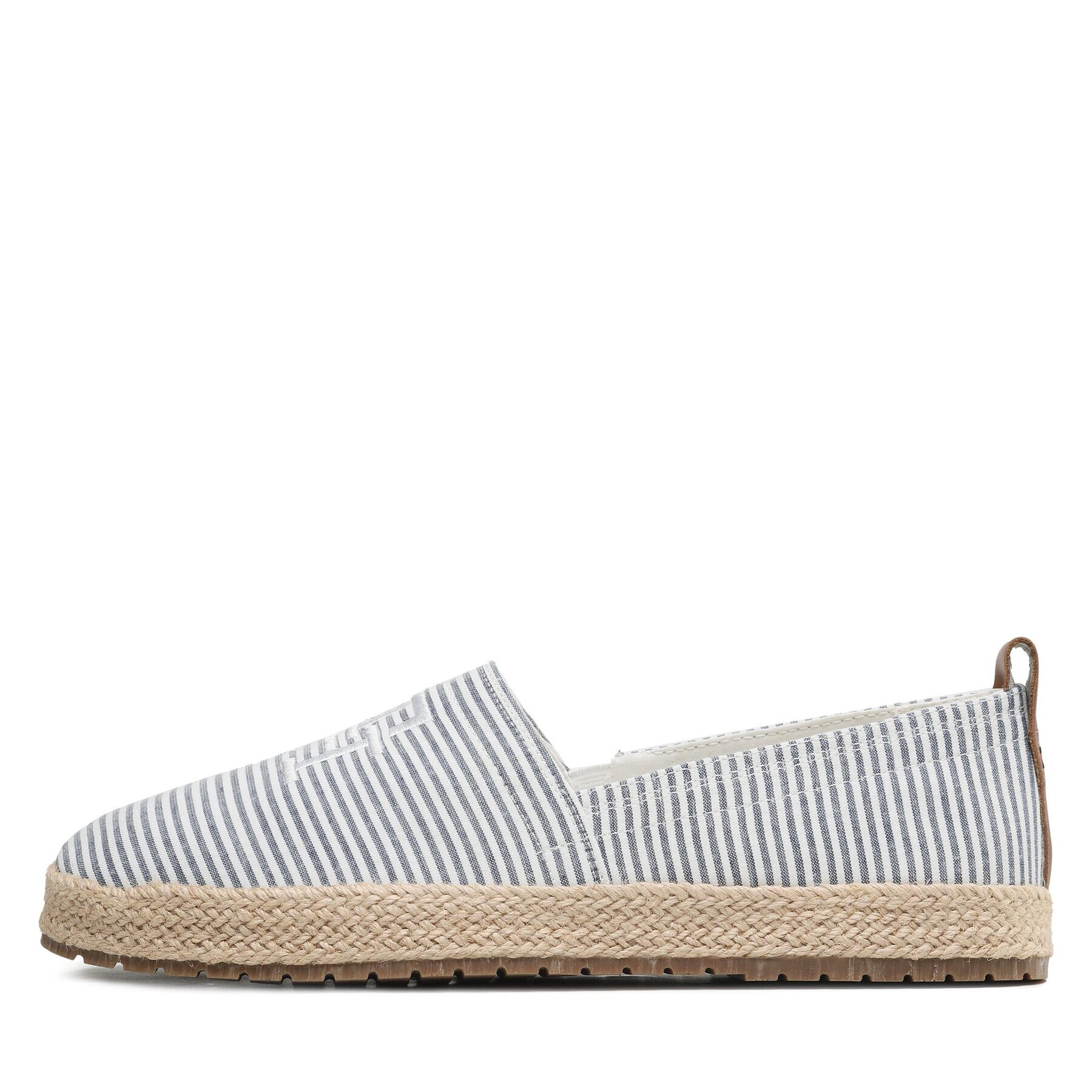 Tommy Hilfiger Espadrile Th Espadrille Classic Seersucker FM0FM04449 Modra - Pepit.si