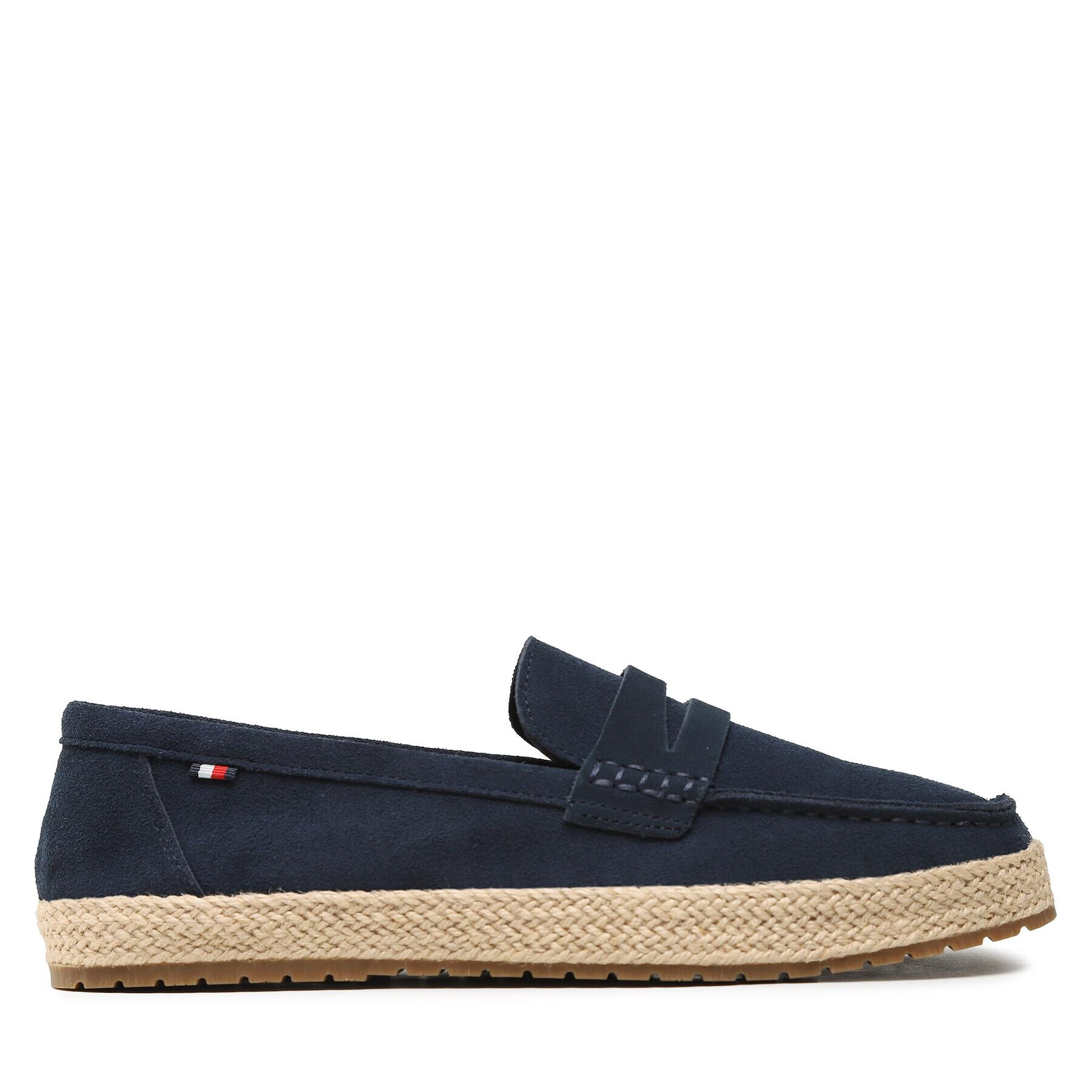 Tommy Hilfiger Espadrile Th Resort Classic Suede FM0FM04453 Mornarsko modra - Pepit.si