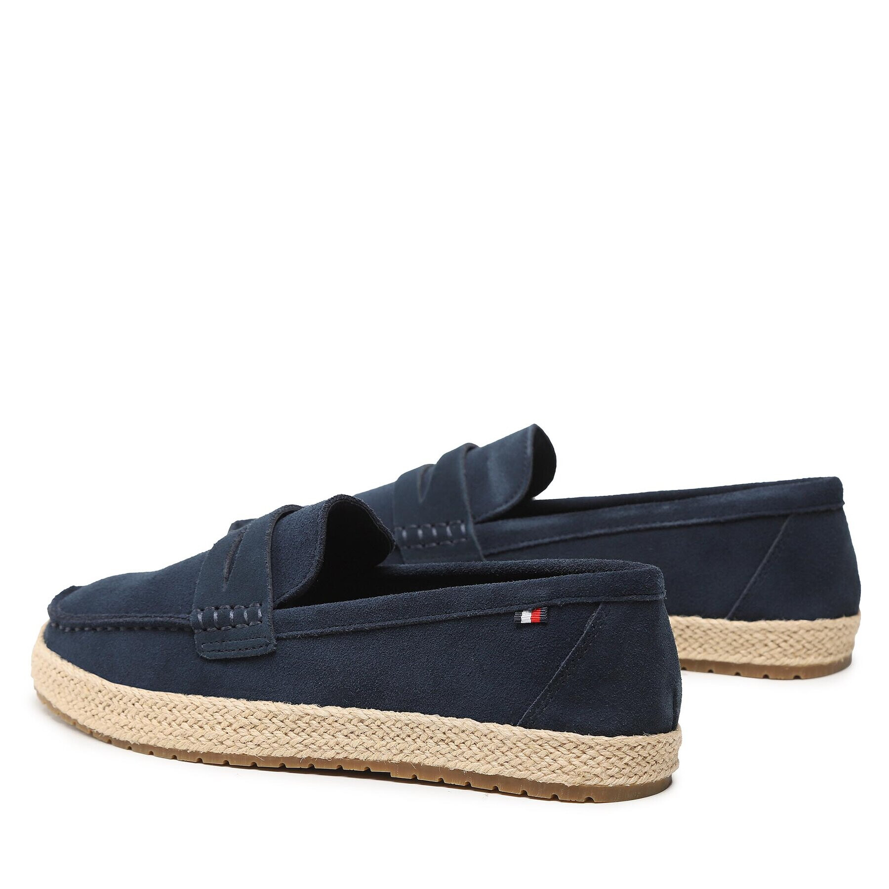 Tommy Hilfiger Espadrile Th Resort Classic Suede FM0FM04453 Mornarsko modra - Pepit.si