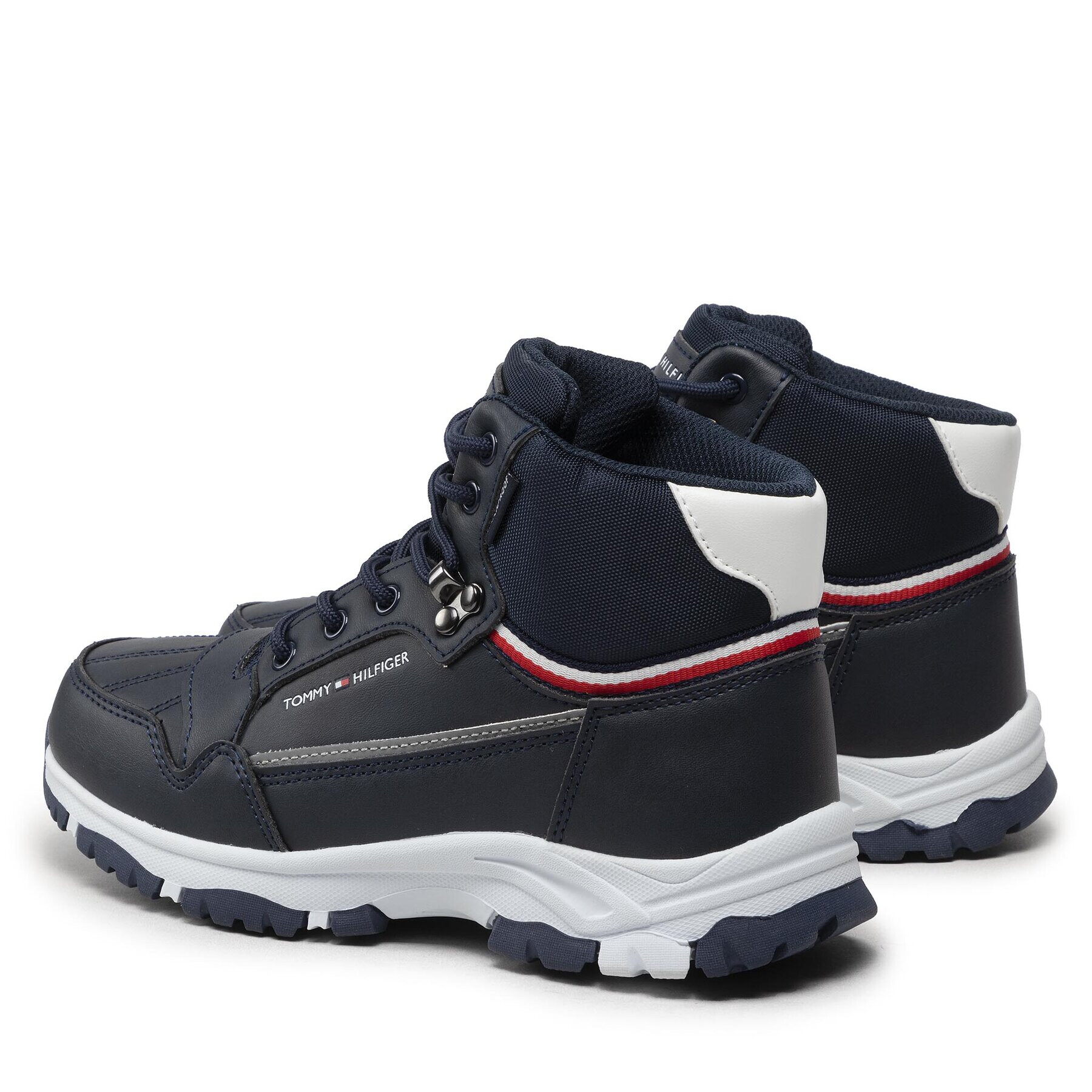 Tommy Hilfiger Gležnjarji Tech Bootie T3B5-32540-1485800 S Mornarsko modra - Pepit.si