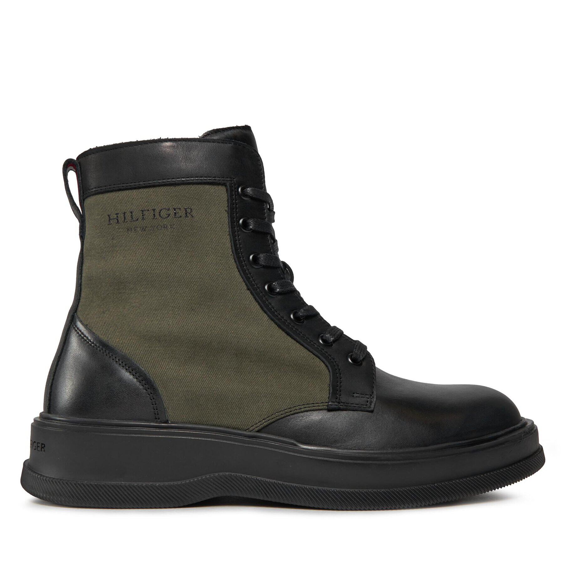 Tommy Hilfiger Gležnjarji Th Everyday Core Mix Boot FM0FM04908 Črna - Pepit.si