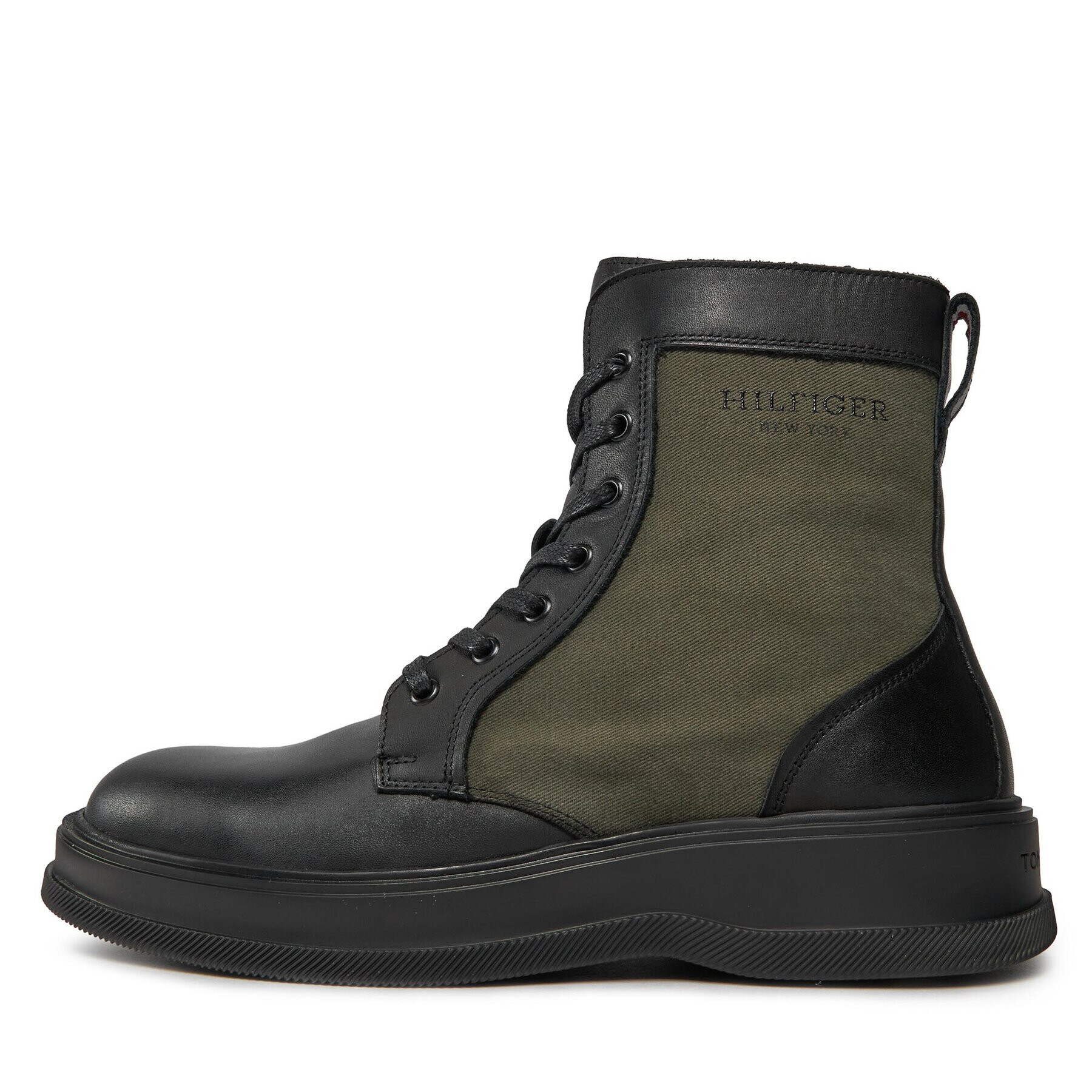 Tommy Hilfiger Gležnjarji Th Everyday Core Mix Boot FM0FM04908 Črna - Pepit.si