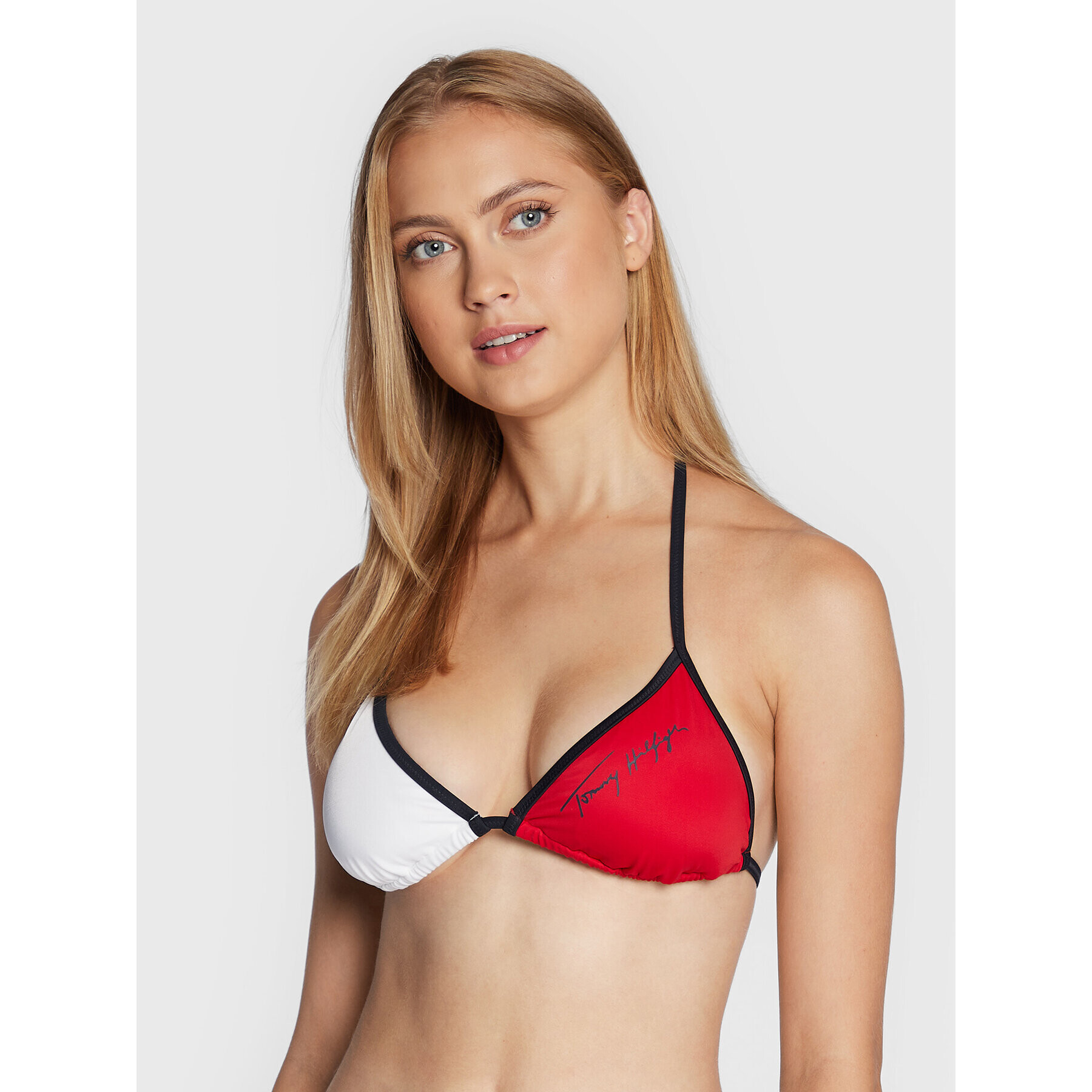 Tommy Hilfiger Gornji del bikini Triangle UW0UW03354 Pisana - Pepit.si