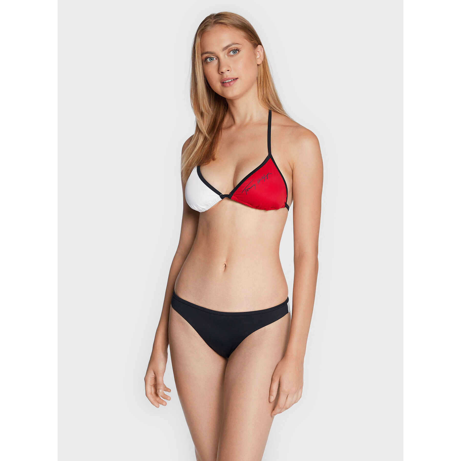 Tommy Hilfiger Gornji del bikini Triangle UW0UW03354 Pisana - Pepit.si