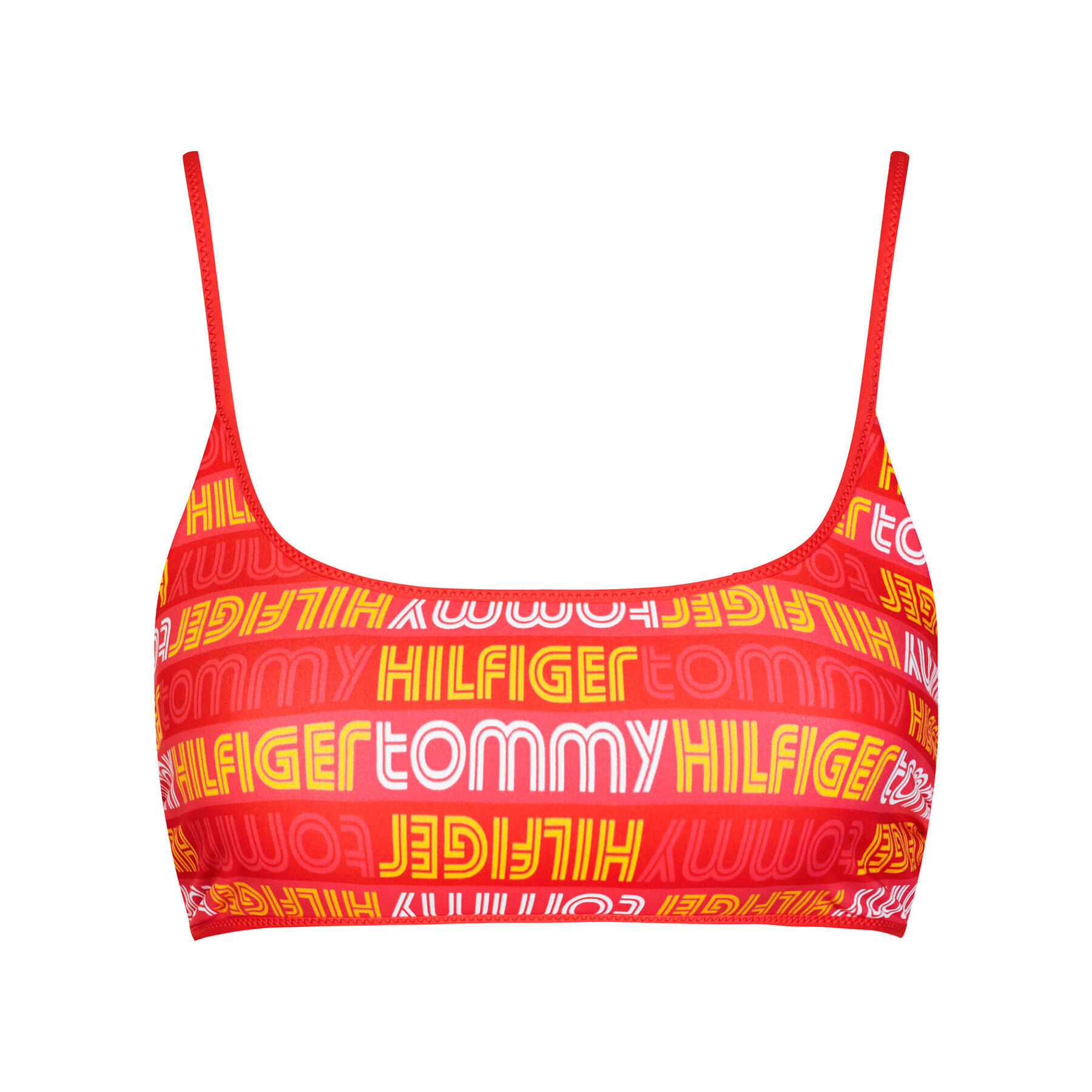 Tommy Hilfiger Gornji del bikini UW0UW02138 Rdeča - Pepit.si