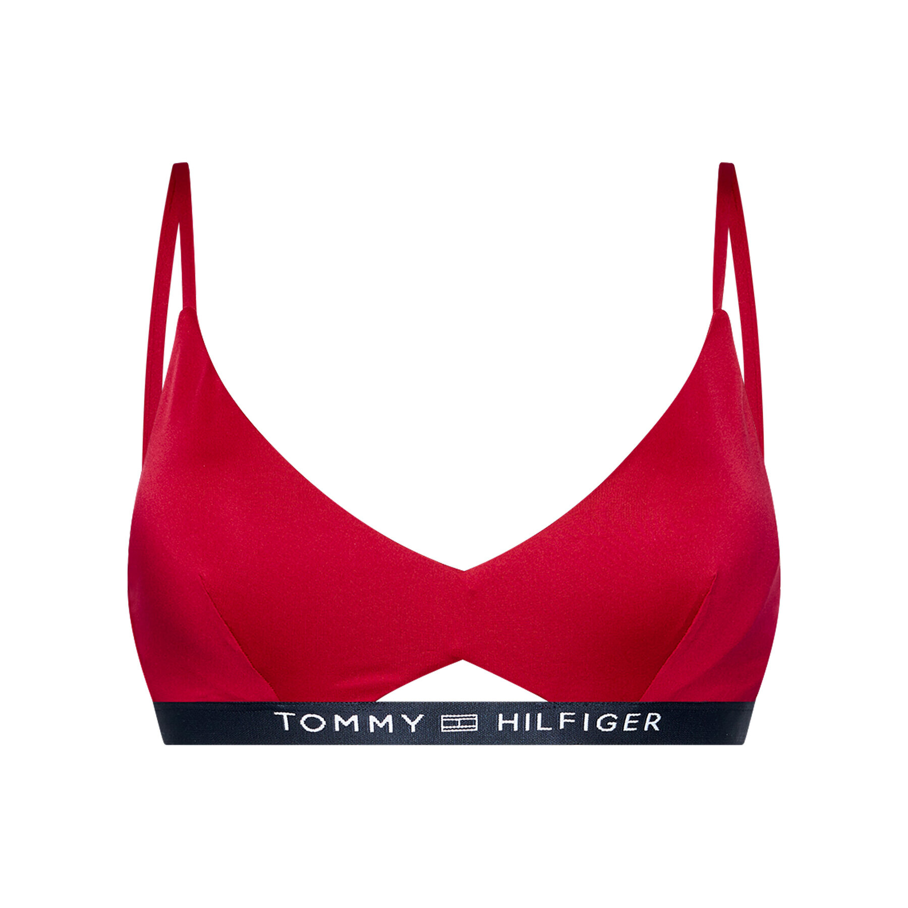 Tommy Hilfiger Gornji del bikini UW0UW02706 Rdeča - Pepit.si